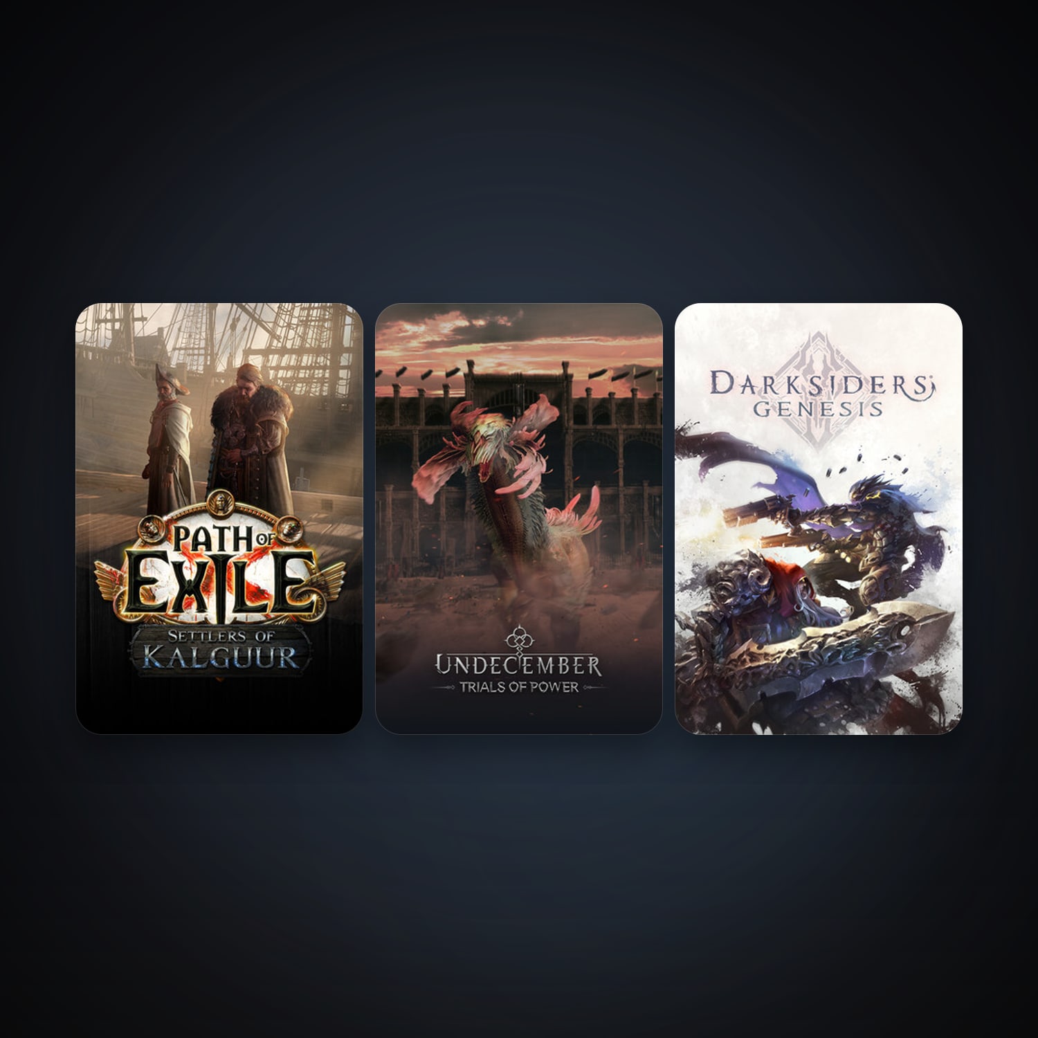 Path of Exile + Darksiders Genesis, 5 games, clean — HabibiAccounts