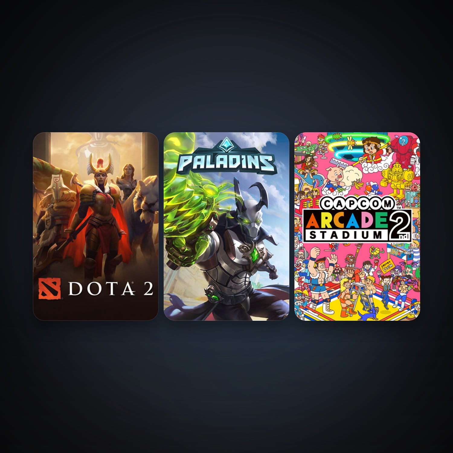 Dota 2 + Paladins, 5 games, clean — HabibiAccounts