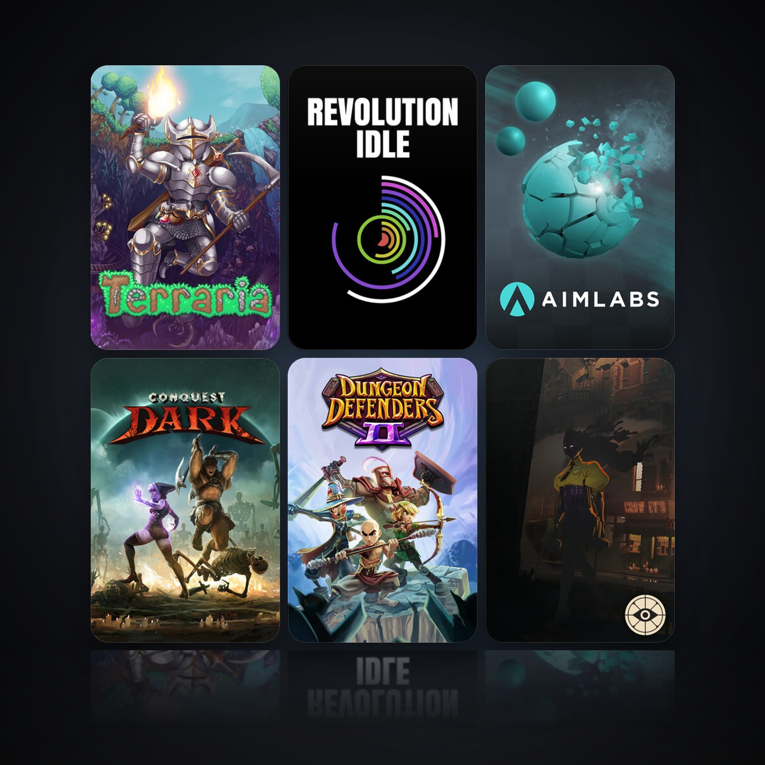 Terraria & Revolution Idle | 25 Games | Clean — HabibiAccounts