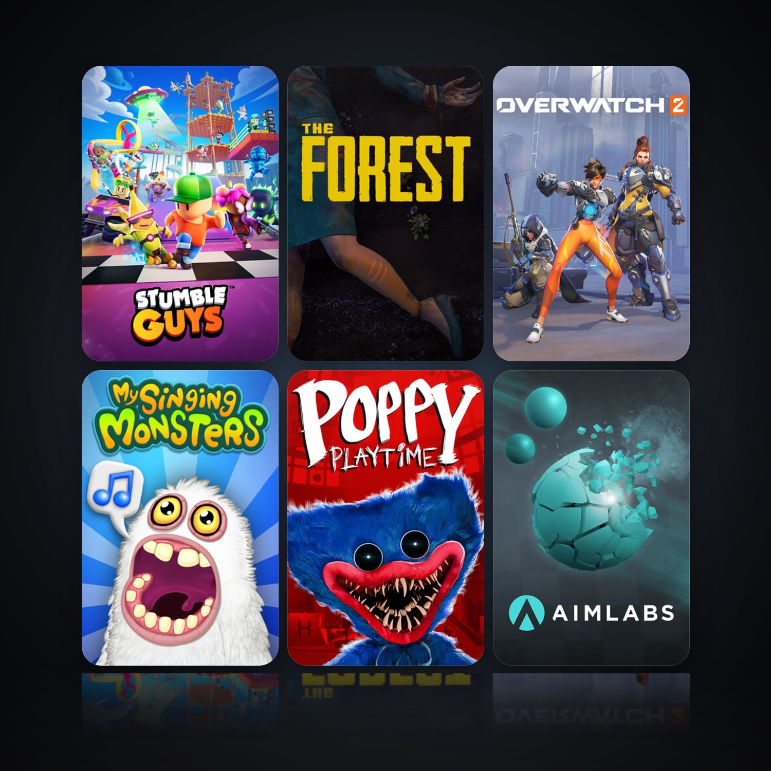 Stumble Guys & The Forest | 19 Games | Clean — HabibiAccounts