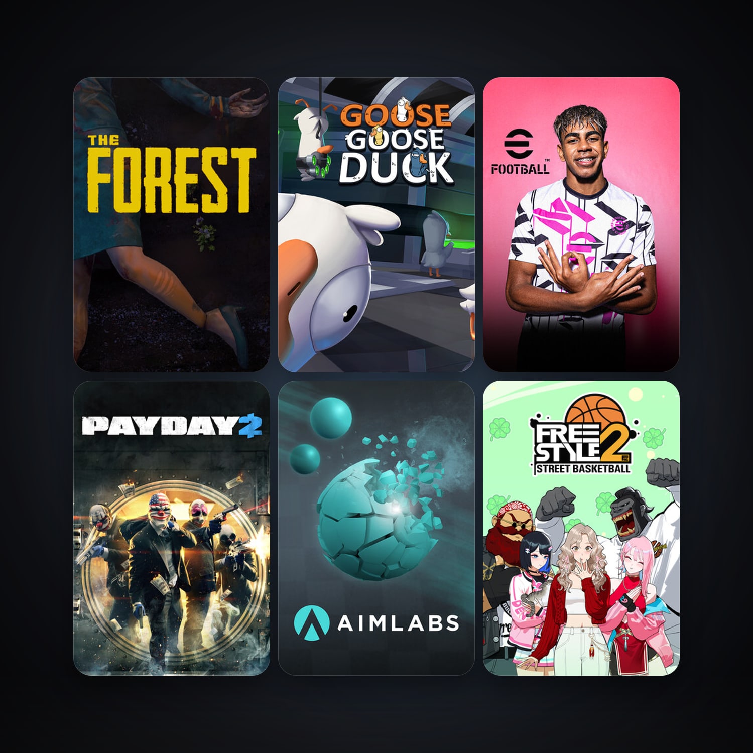 The Forest & Goose Goose Duck | 15 Games | Clean — HabibiAccounts