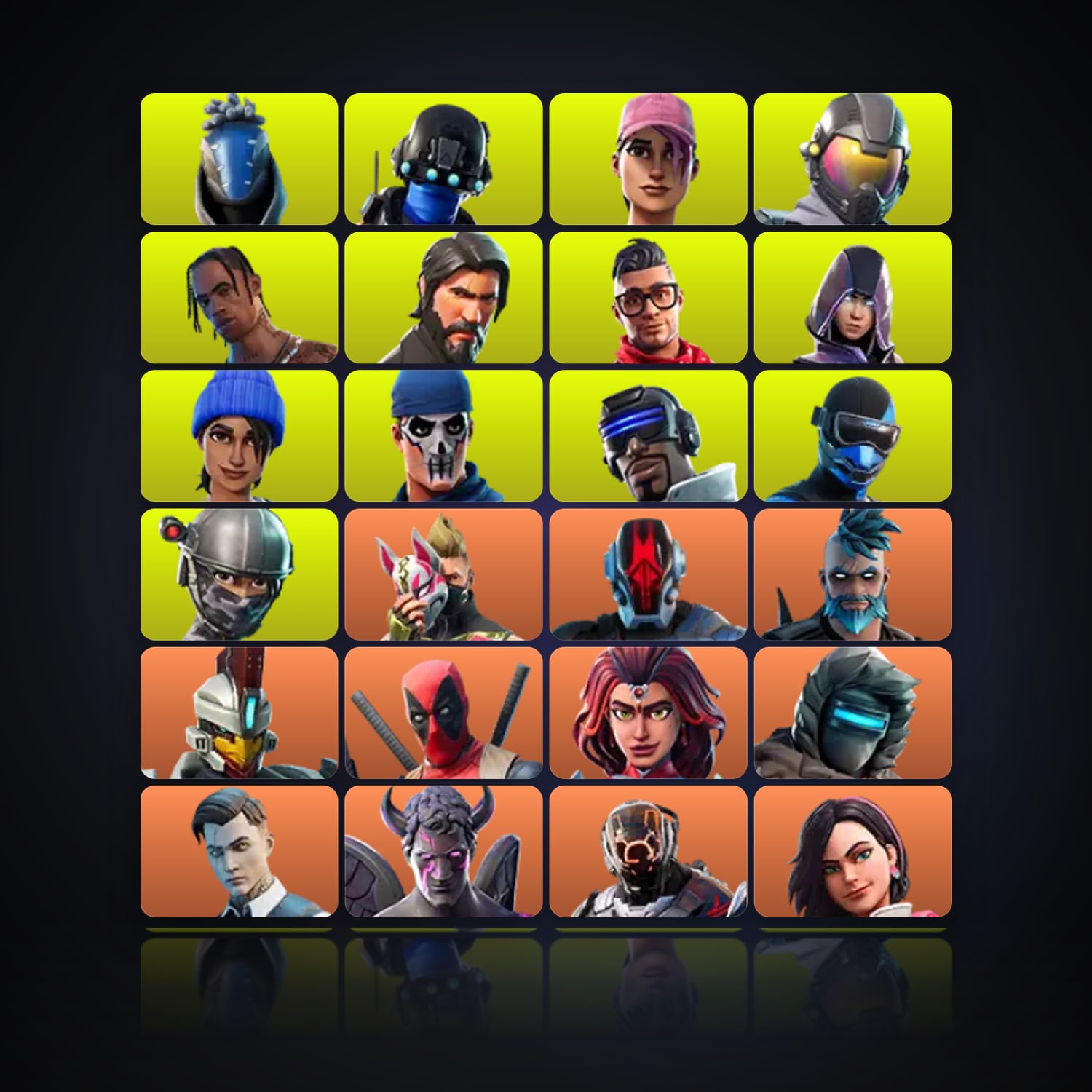 Fortnite | 138 Skins | 350 V-Bucks | Level 2272 | 256 Wins — HabibiAccounts