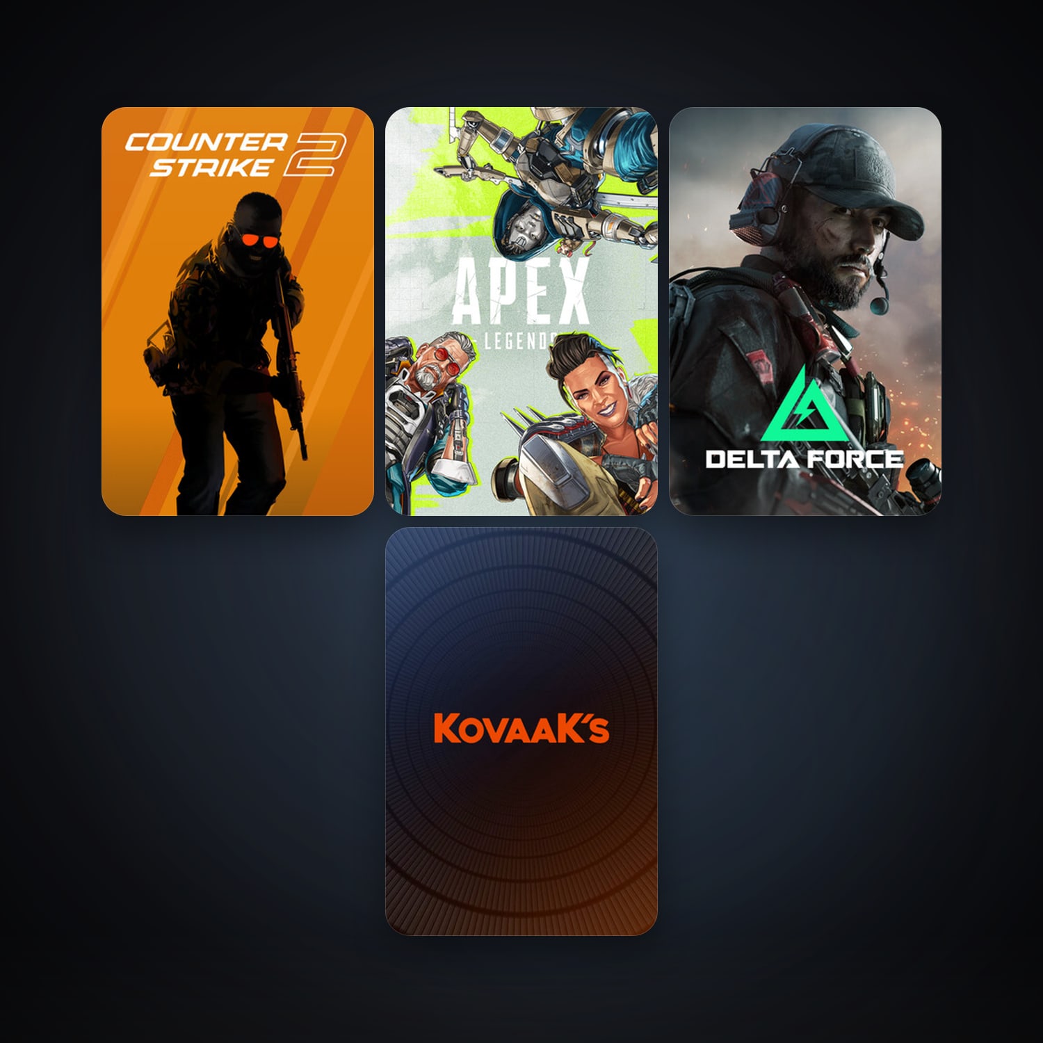 CS2 Prime + KovaaK's FPS Aim Trainer, 6 games, clean — HabibiAccounts