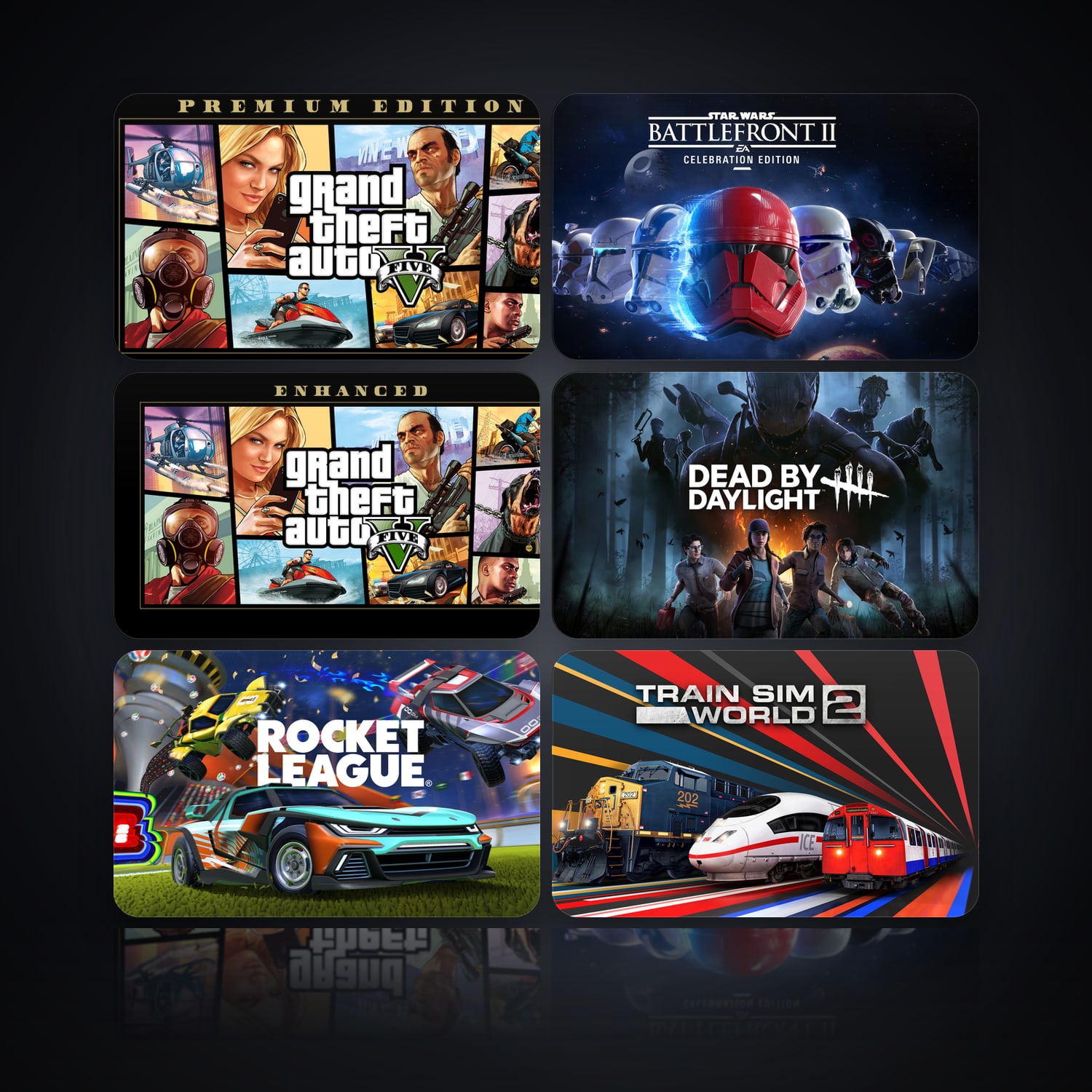 Grand Theft Auto V & STAR WARS Battlefront II: Celebration Edition | 6 Games — HabibiAccounts