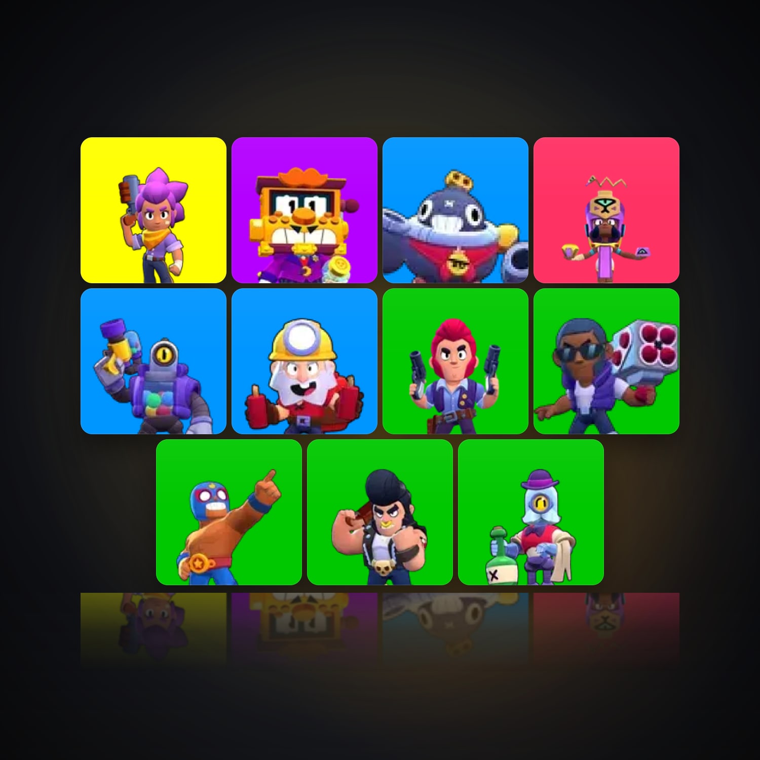 11 Brawlers | 1.1K Trophies — HabibiAccounts