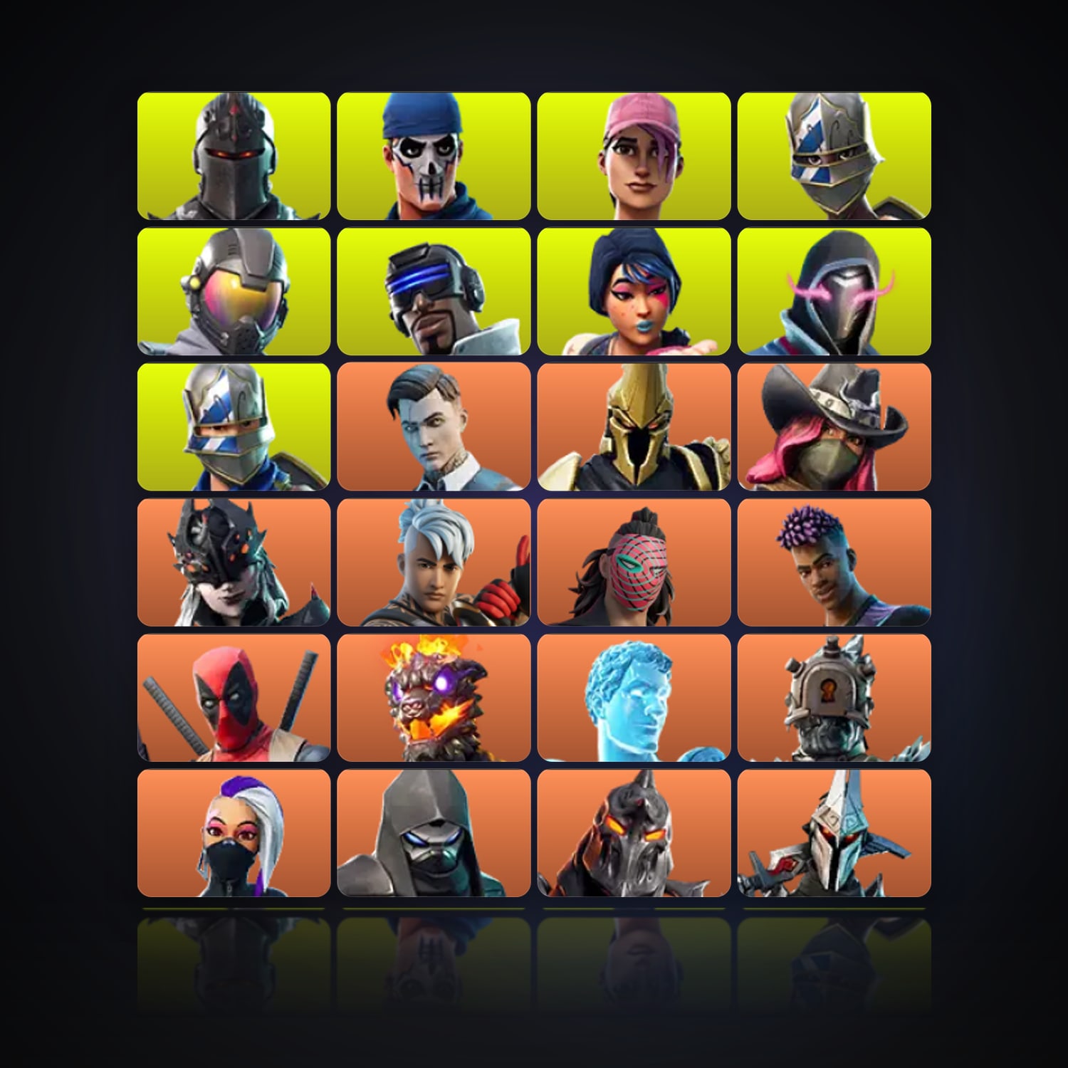Fortnite | 240 Skins | 2.1K V-Bucks | Level 4761 | 1.6K Wins — HabibiAccounts