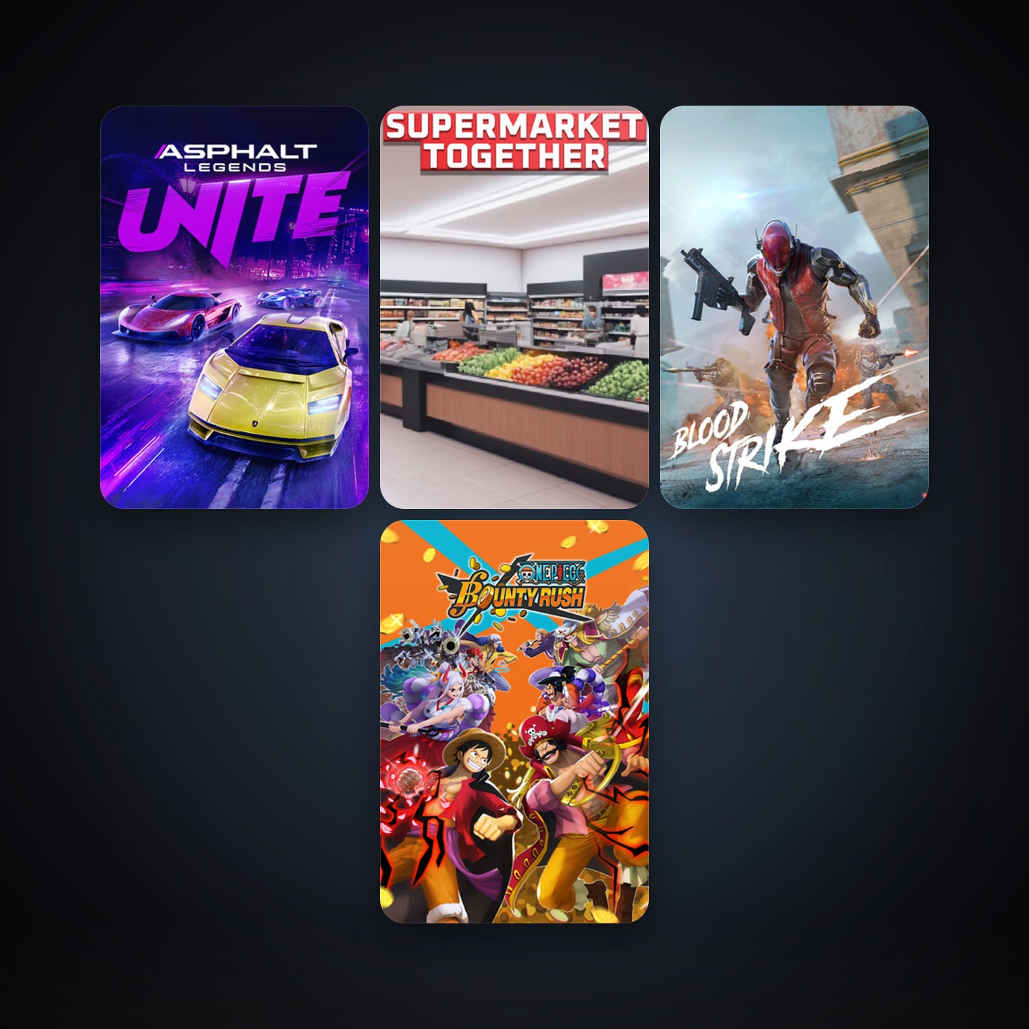 Asphalt Legends Unite & Supermarket Together | Clean — HabibiAccounts