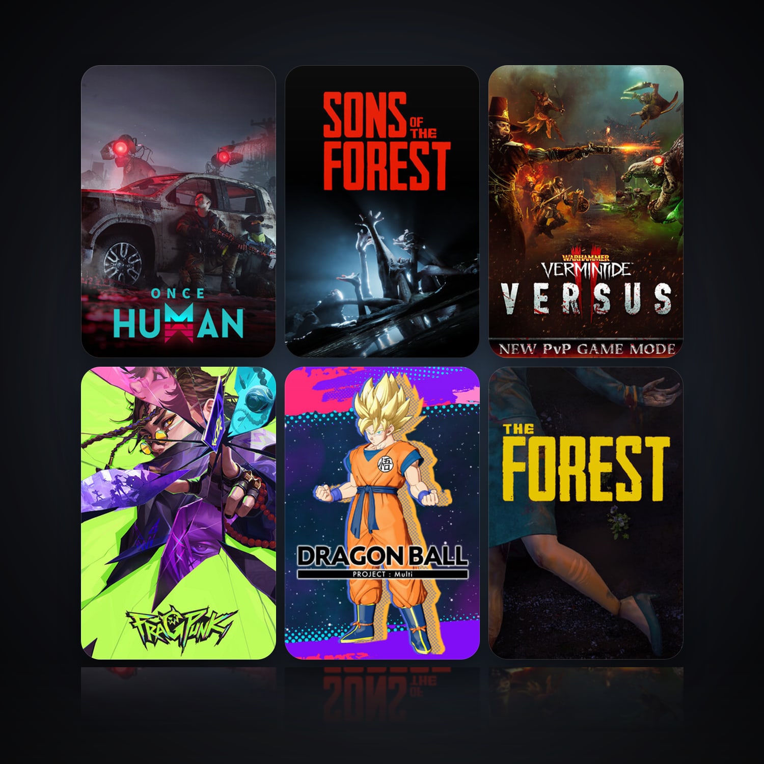 Once Human & Sons Of The Forest | 23 Games | Clean — HabibiAccounts