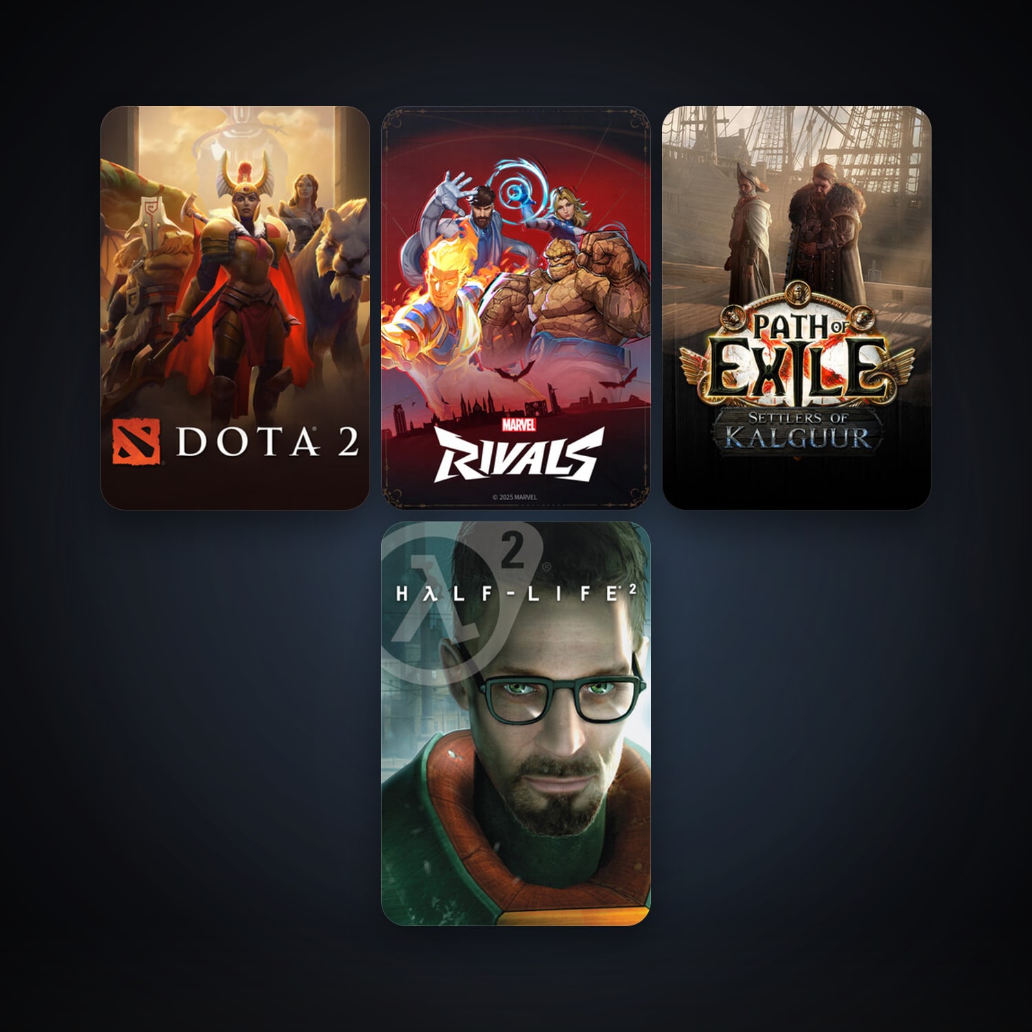Half-Life 2 + Half-Life 2: Deathmatch, 11 games, clean — HabibiAccounts