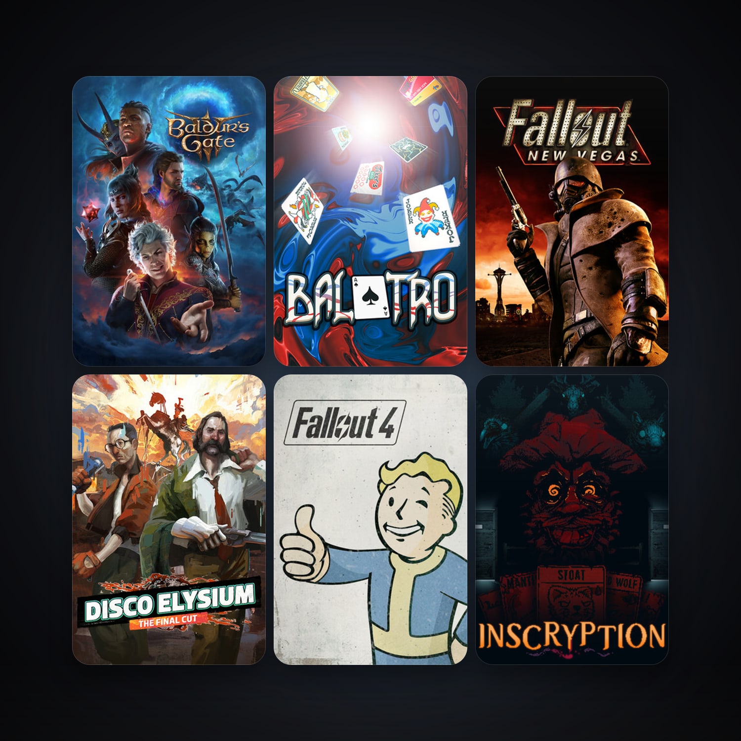 Fallout 3 + Fallout: New Vegas, 84 games, clean — HabibiAccounts