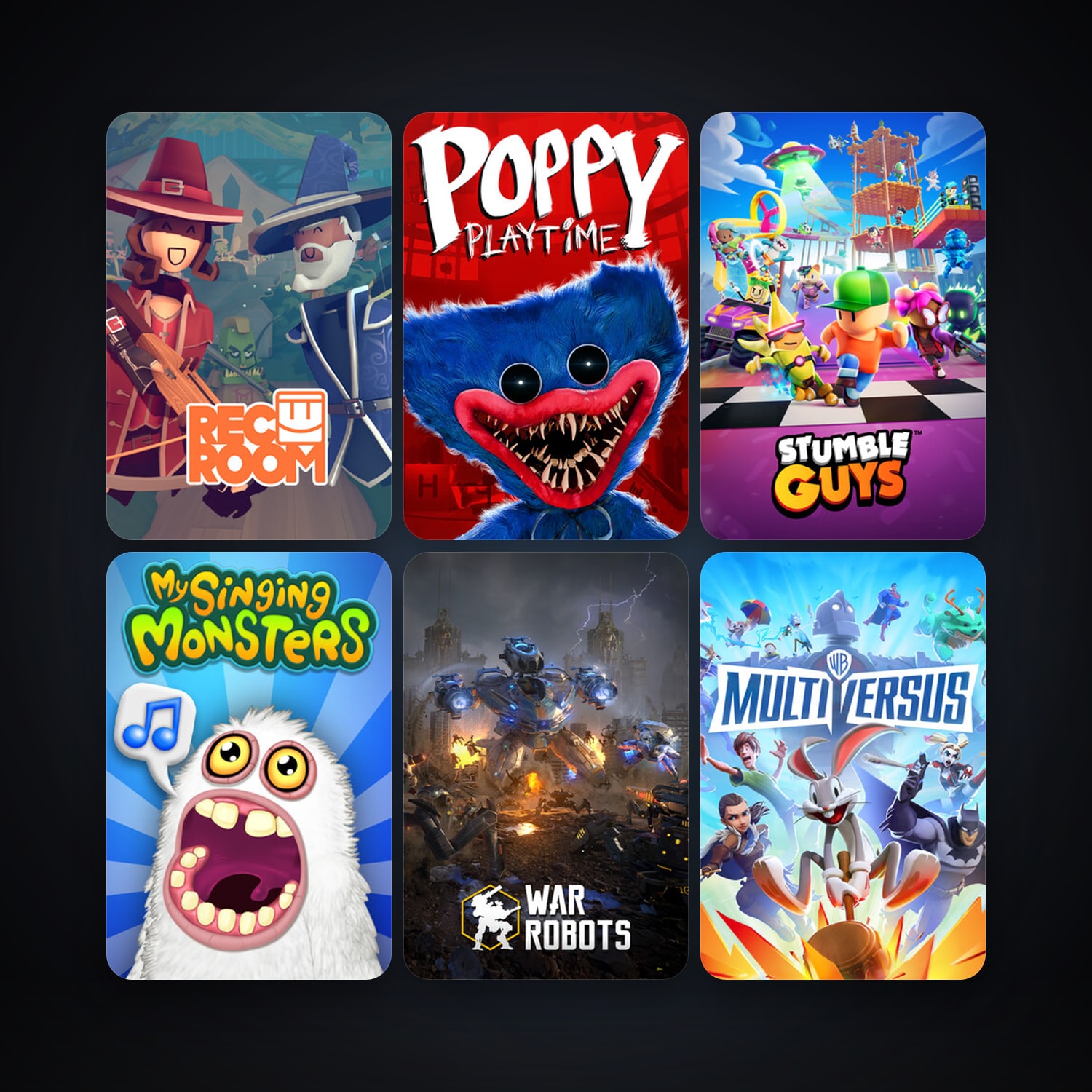 VRChat + Rec Room, 28 games, clean — HabibiAccounts