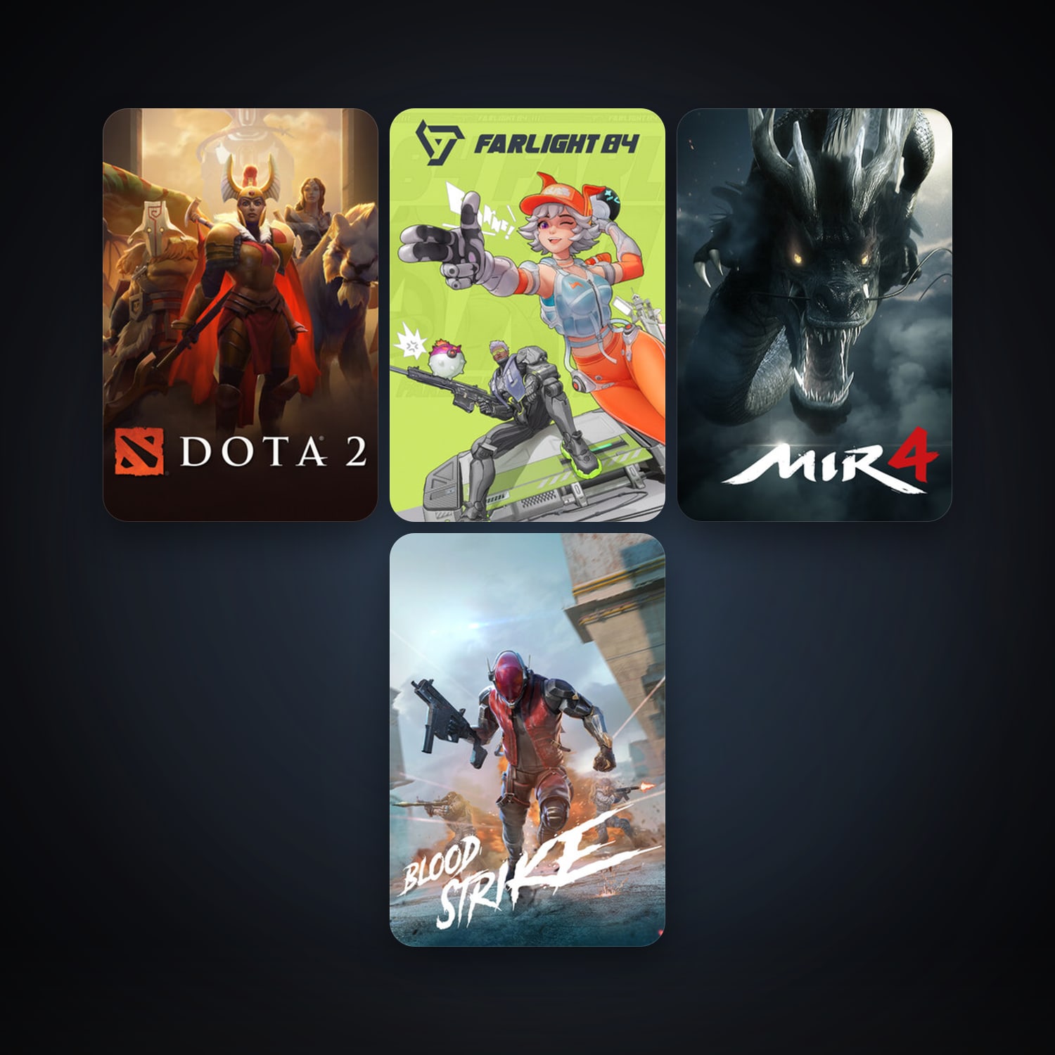 Dota 2 + MIR4, 5 games, clean — HabibiAccounts