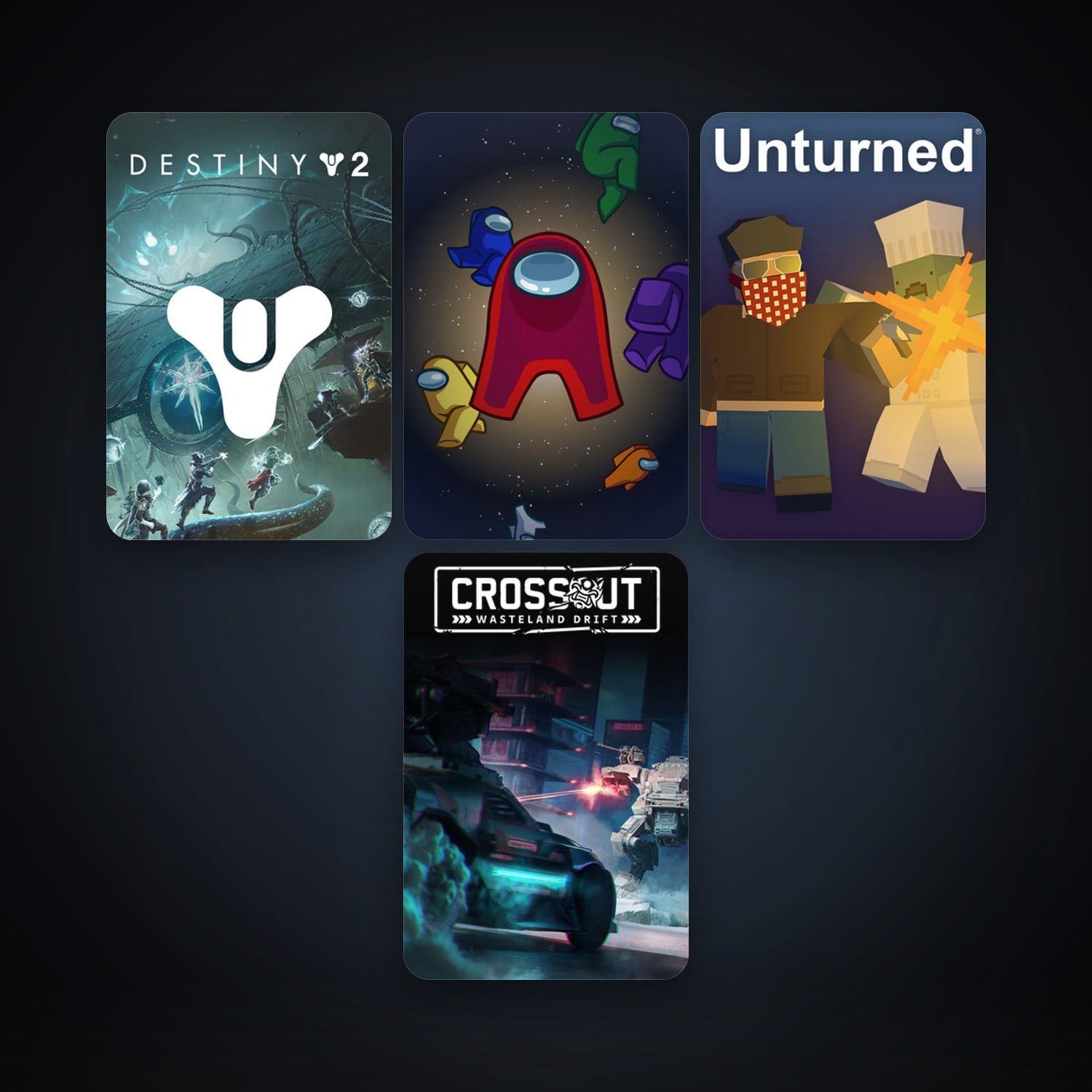 Unturned + Crossout, 11 games, clean — HabibiAccounts