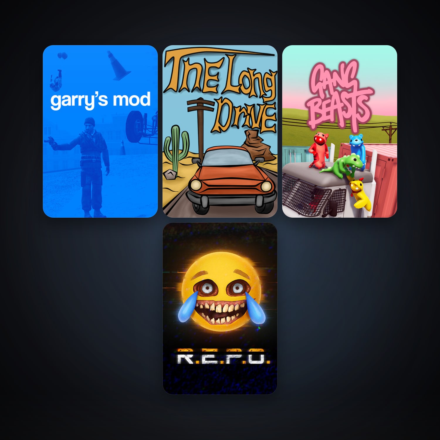 Garry's Mod + Gang Beasts, 9 games, clean — HabibiAccounts