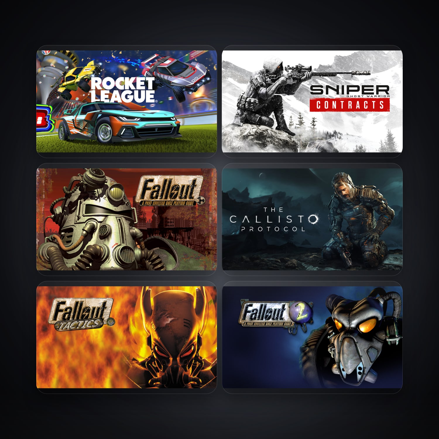 Rocket League & Sniper Ghost Warrior Contracts | 6 Games — HabibiAccounts