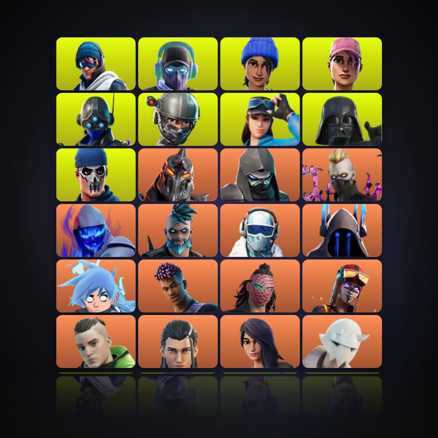 Fortnite | 360 Skins | 600 V-Bucks | Level 3807 | 363 Wins — HabibiAccounts