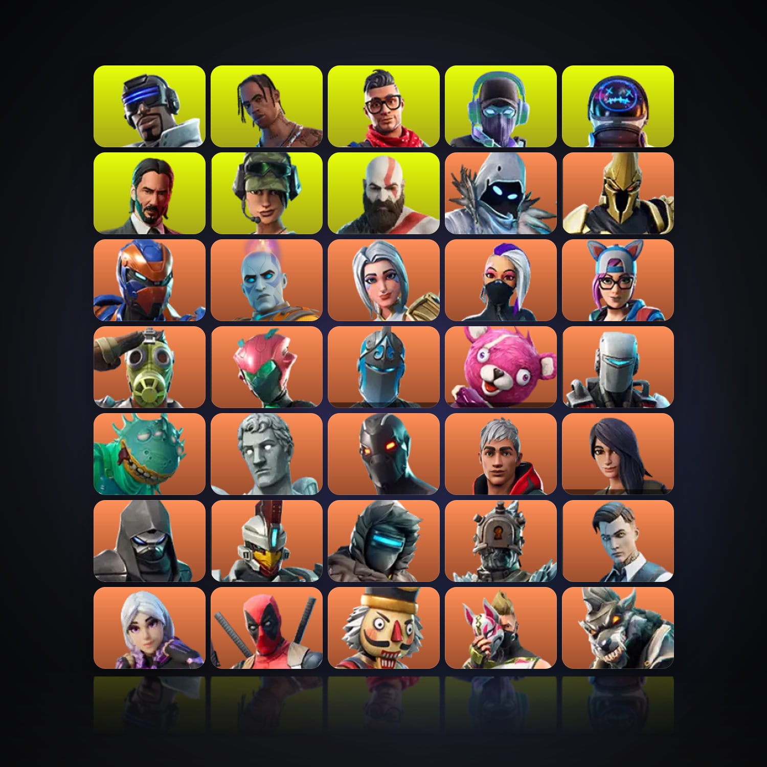 Fortnite | 337 Skins | 400 V-Bucks | Level 2252 | 1.2K Wins — HabibiAccounts
