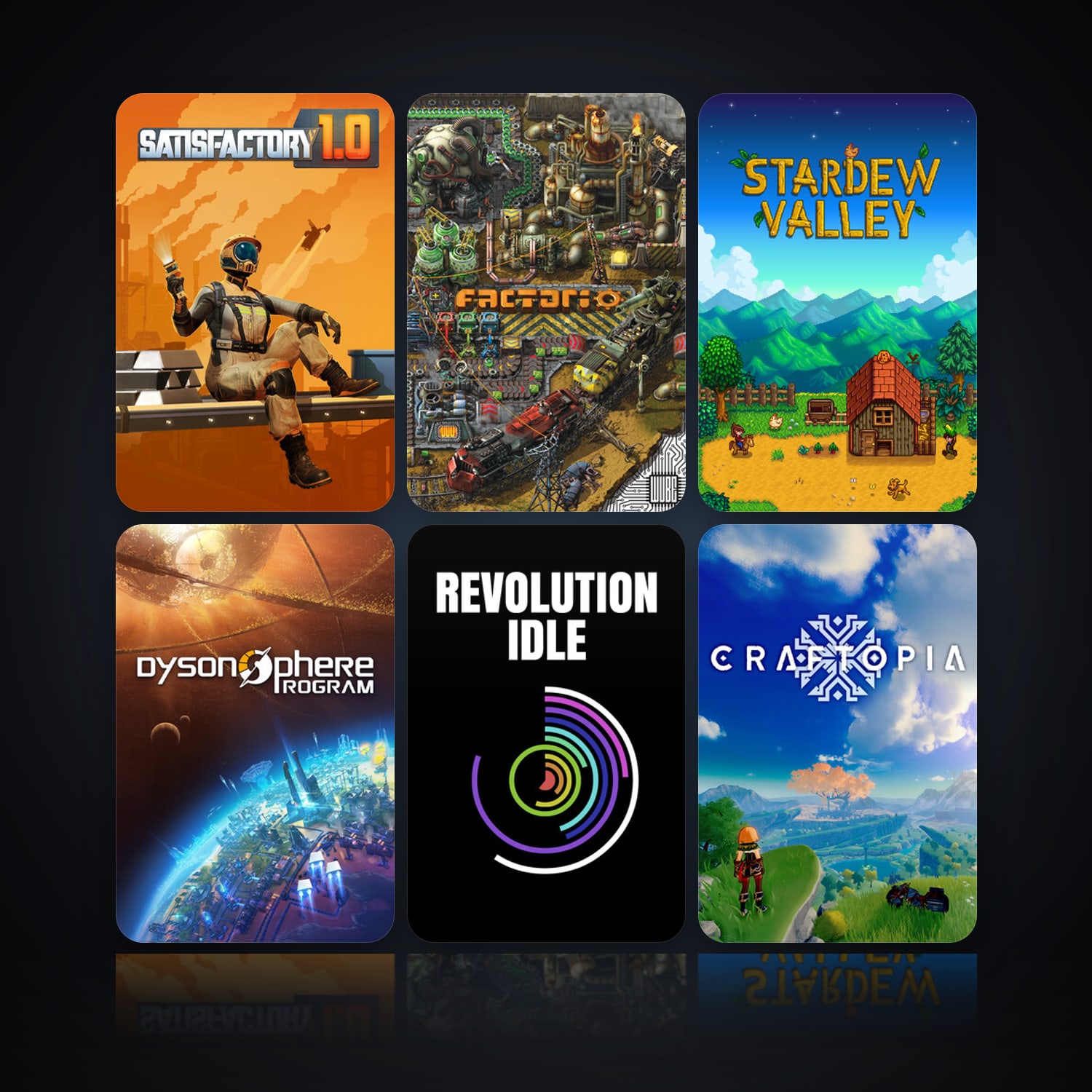 Satisfactory & Factorio | 23 Games | Clean — HabibiAccounts
