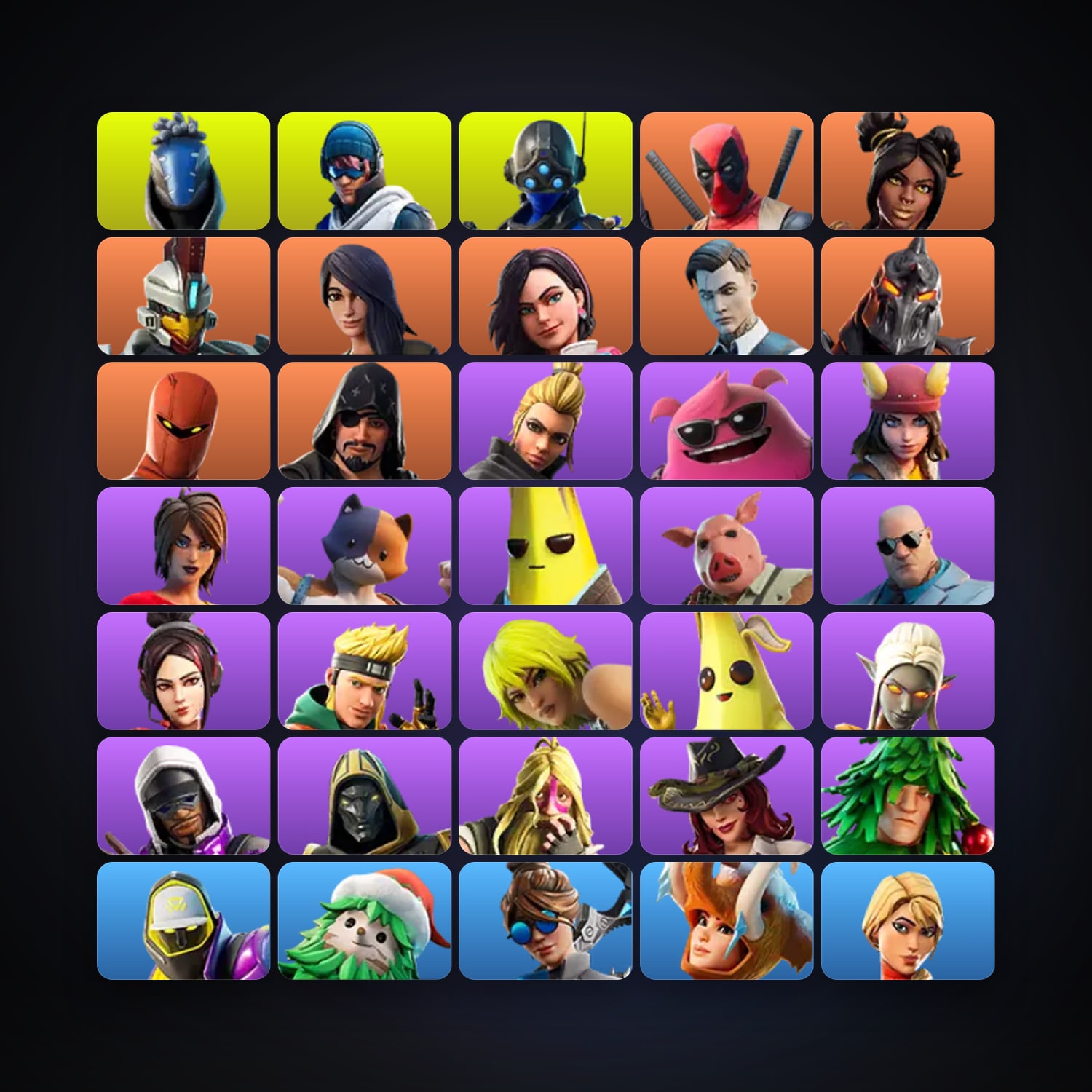 Fortnite | 39 Skins | 700 V-Bucks | Level 1239 | 55 Wins — HabibiAccounts
