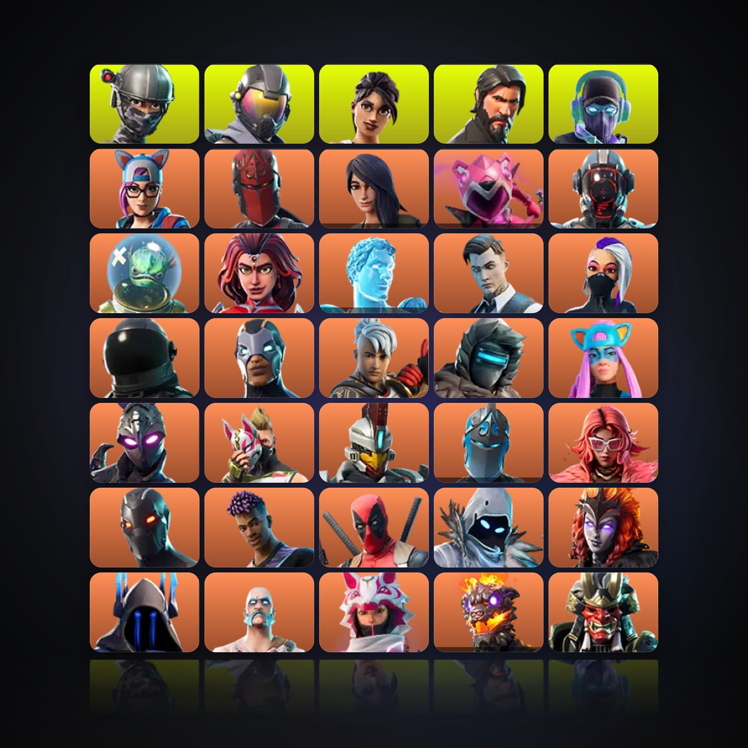 Fortnite | 324 Skins | 1.3K V-Bucks | Level 2071 | 148 Wins — HabibiAccounts