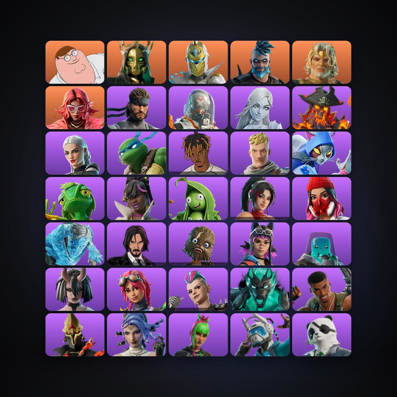 Peter Griffin — Hades — 205 skins — 4K V-Bucks — lvl 4776 — HabibiAccounts
