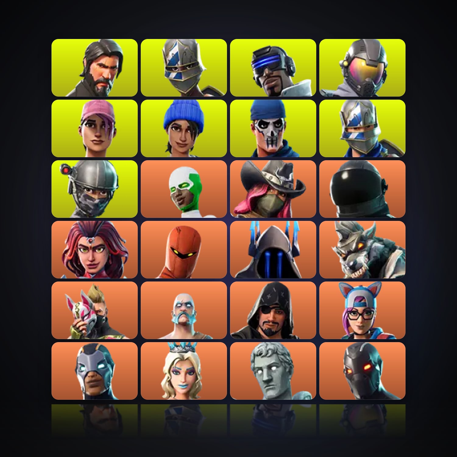 Fortnite | 125 Skins | 550 V-Bucks | Level 2108 | 226 Wins — HabibiAccounts
