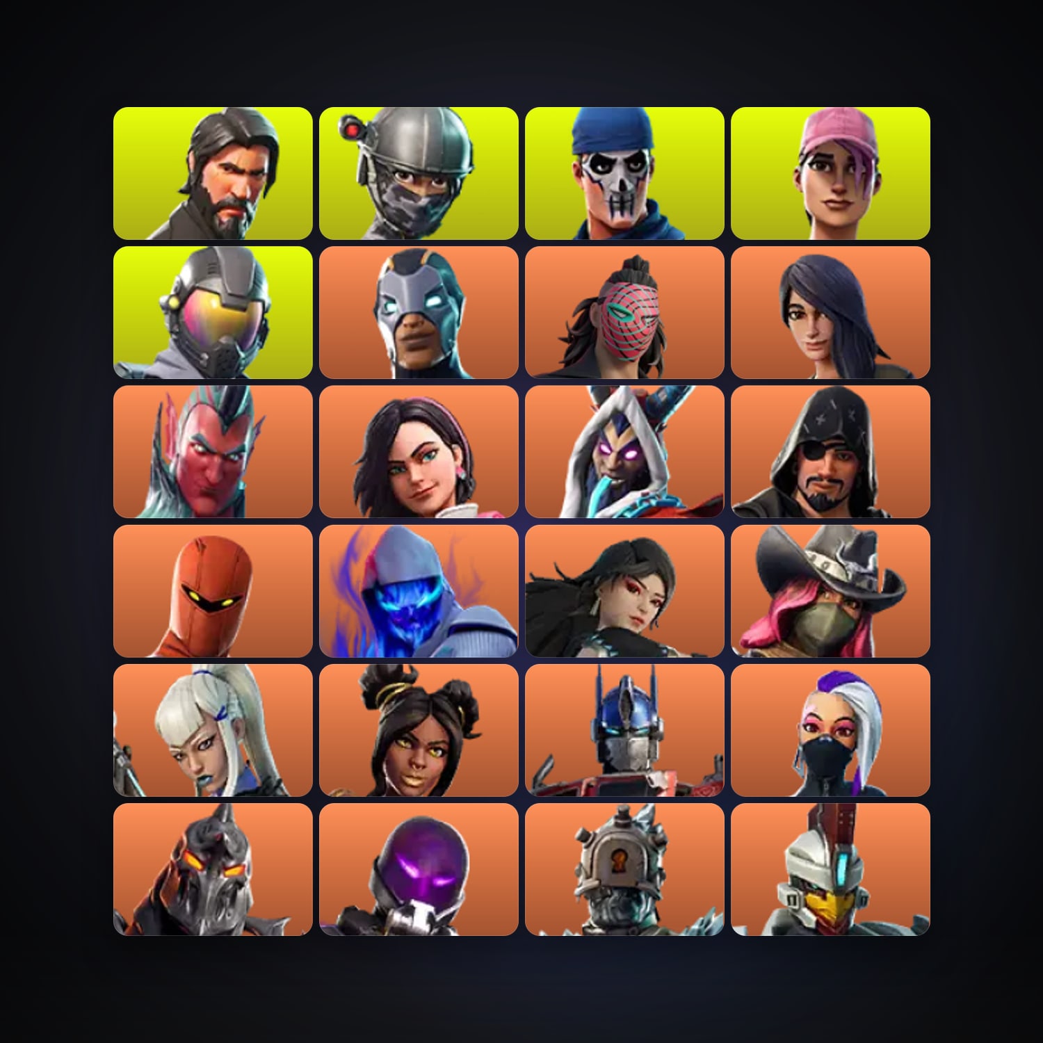 Fortnite | 154 Skins | 400 V-Bucks | Level 2457 | 170 Wins — HabibiAccounts