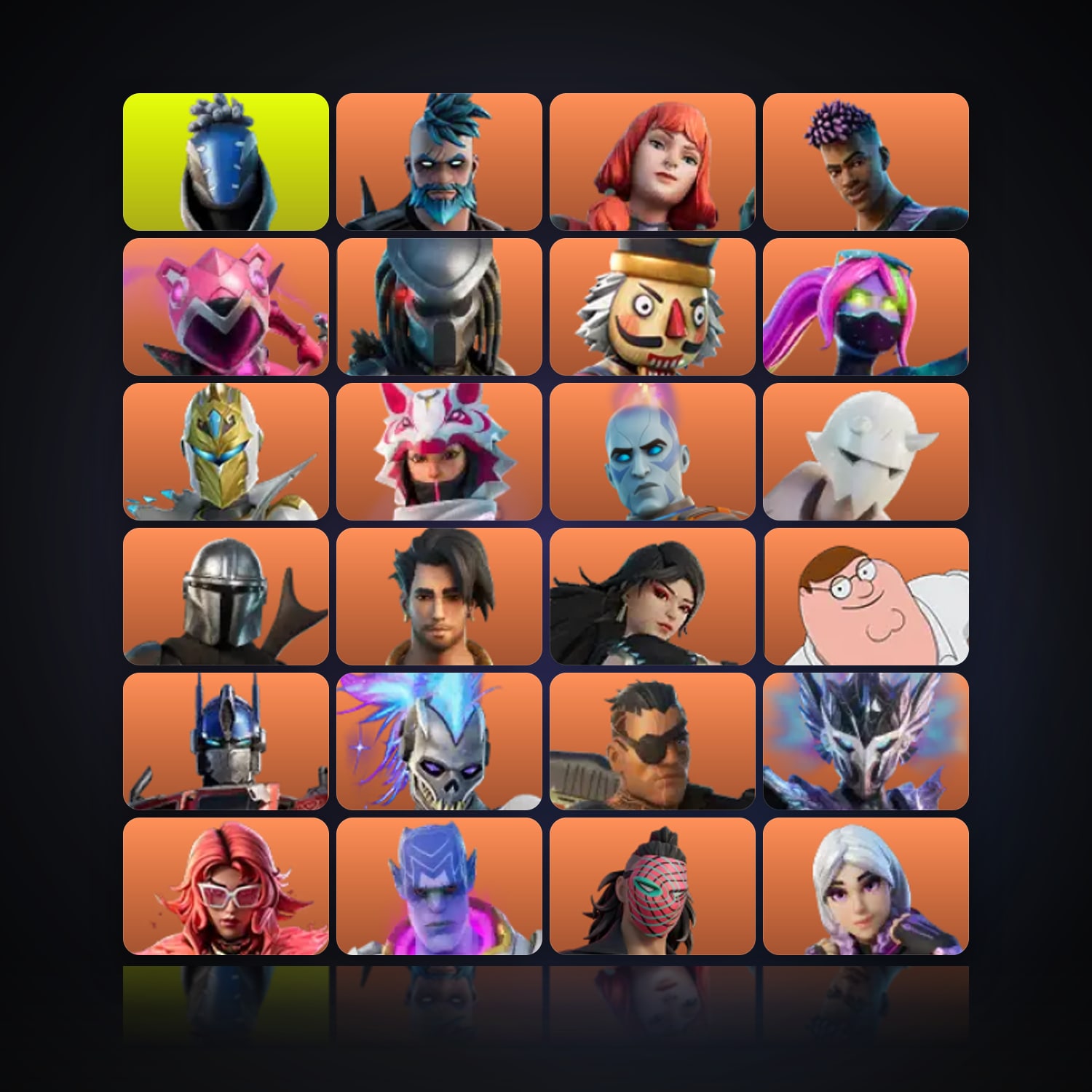 Fortnite | 369 Skins | 100 V-Bucks | Level 3602 | 828 Wins — HabibiAccounts