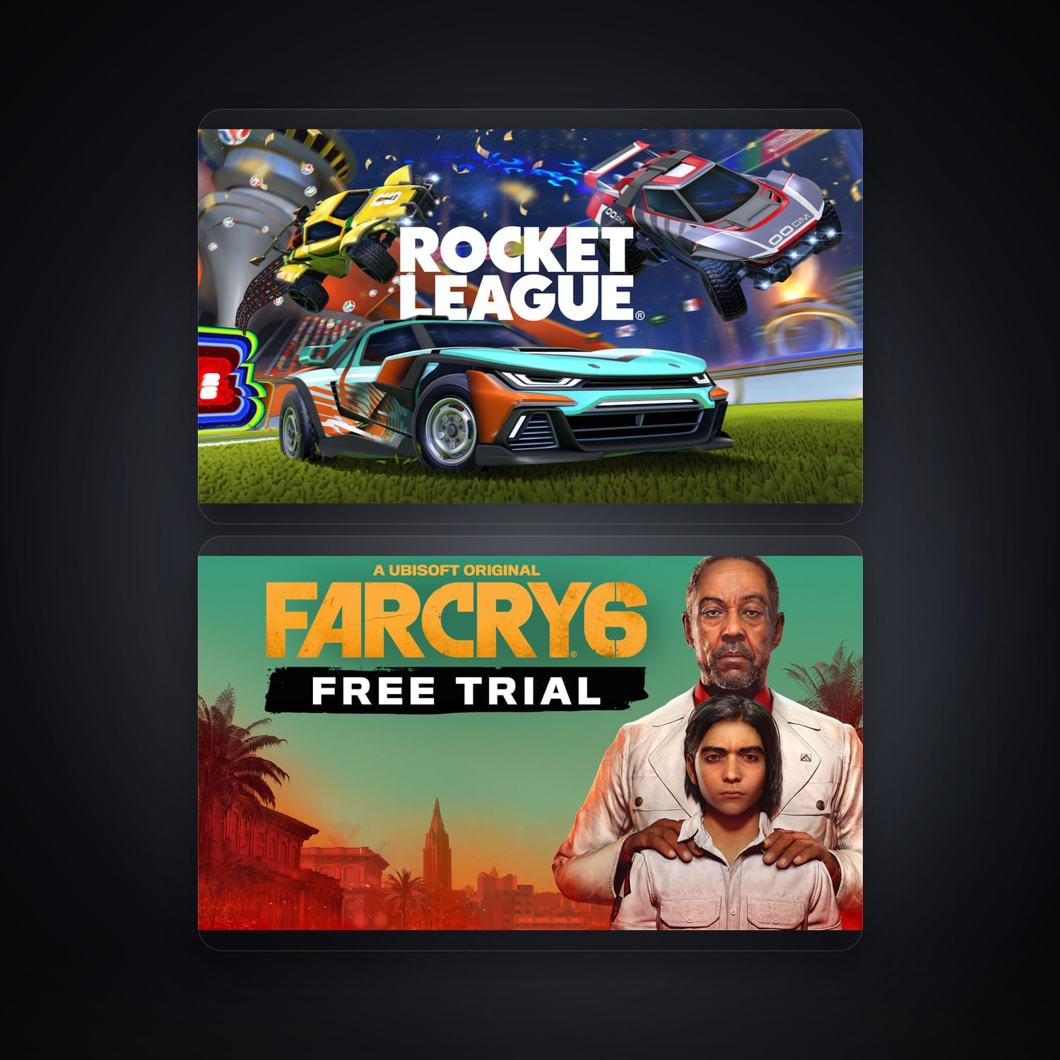 Epic Rocket League + Far Cry 6 Free Trial — BR — HabibiAccounts
