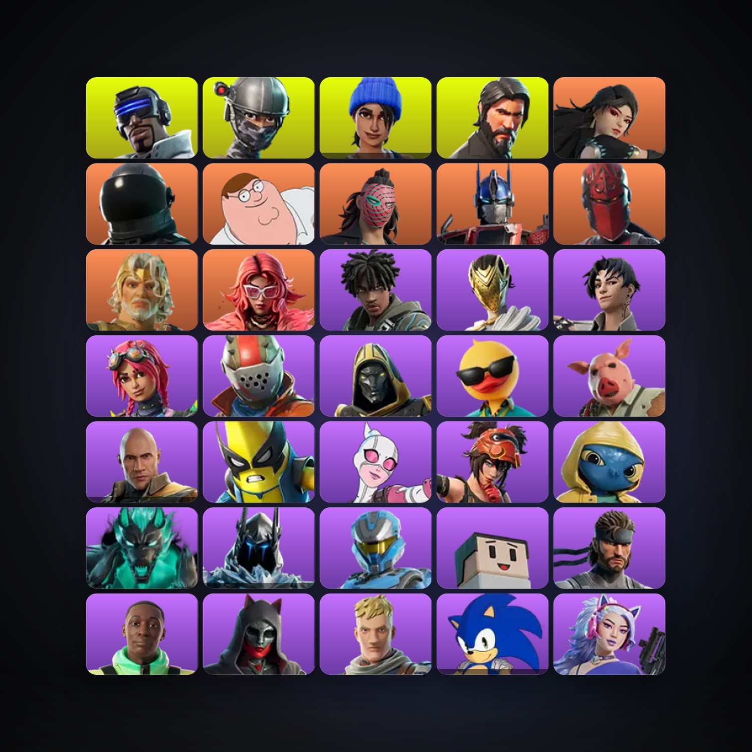 Fortnite | 90 Skins | 900 V-Bucks | Level 2764 | 484 Wins — HabibiAccounts
