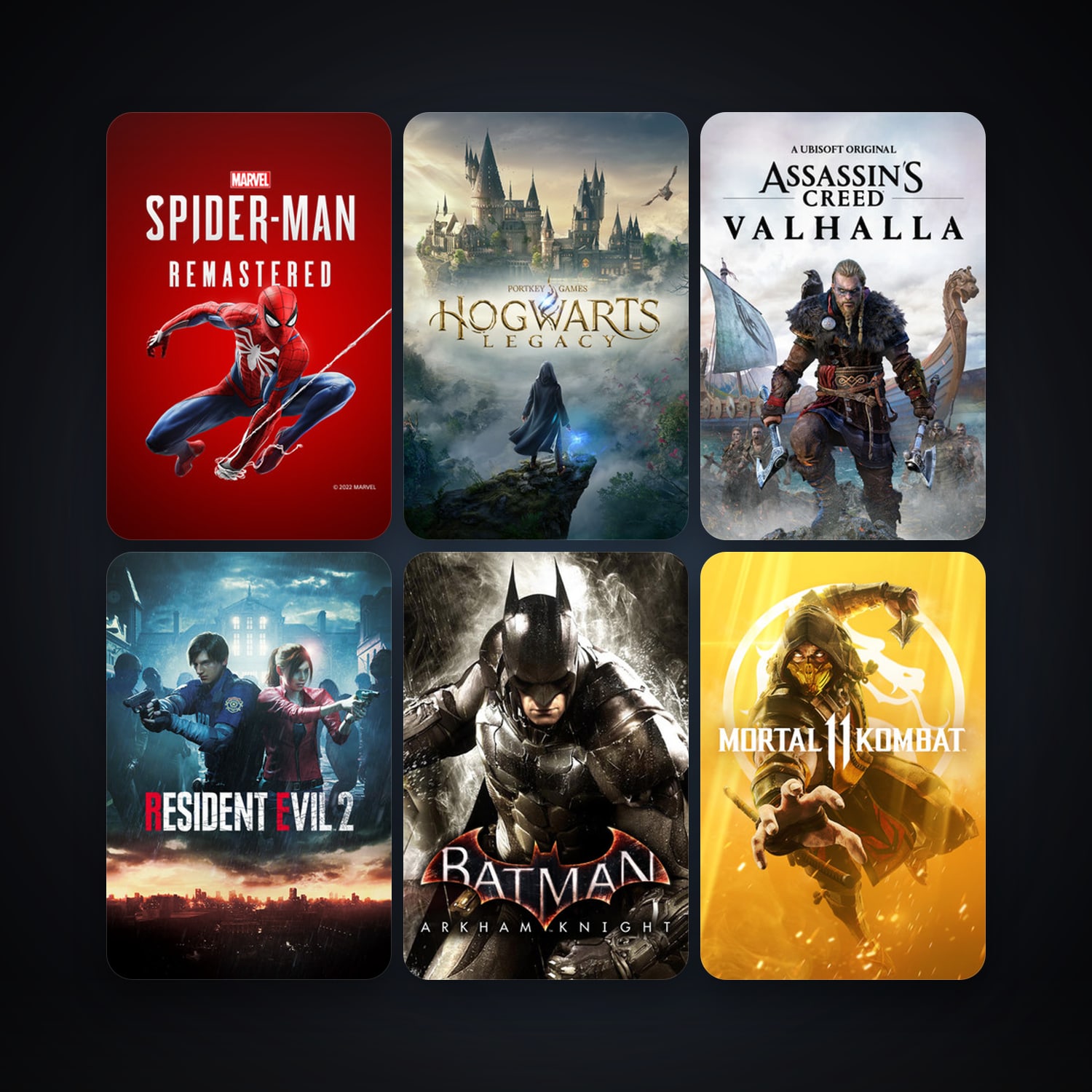 Batman: Arkham Knight + RESIDENT EVIL 2, 61 games, clean — HabibiAccounts