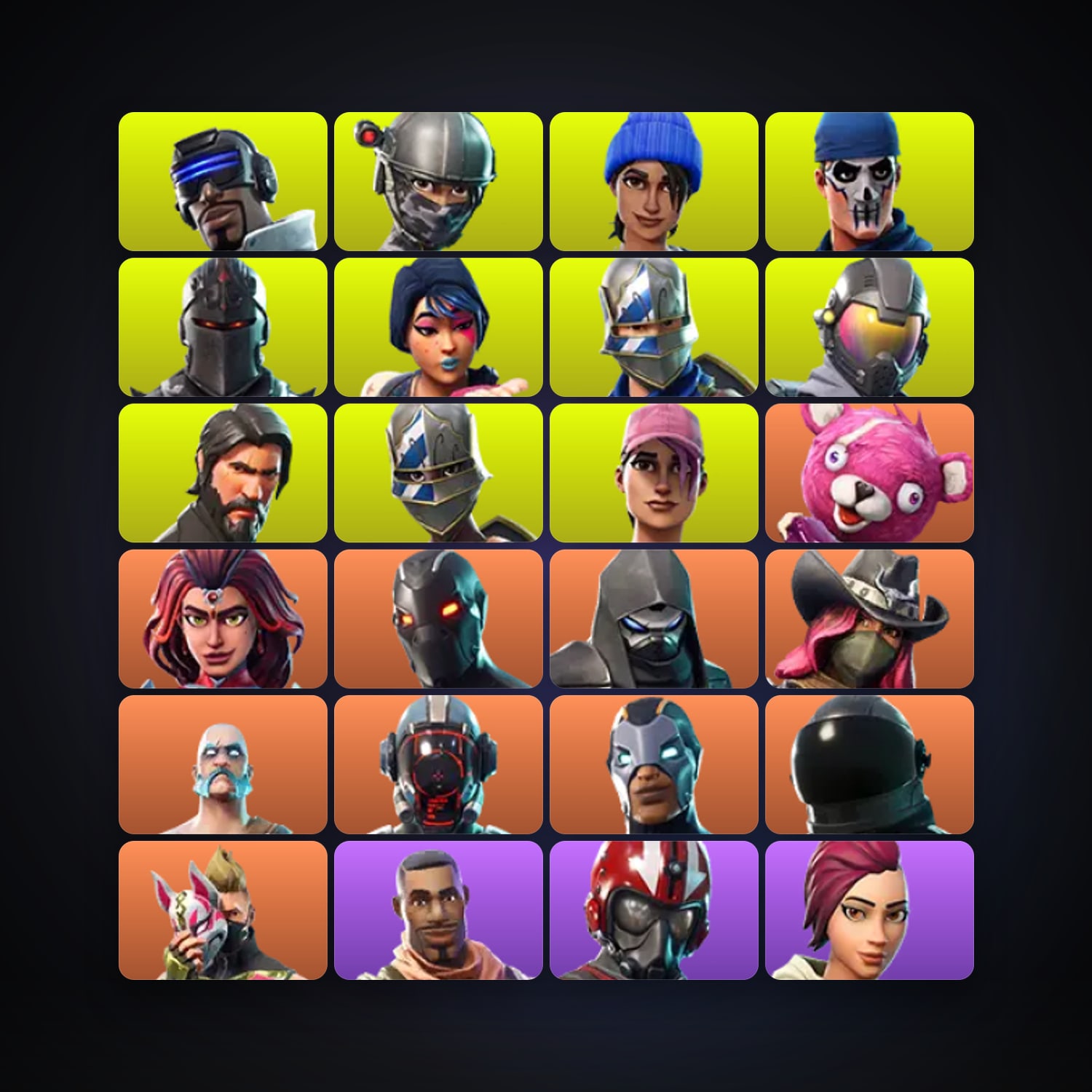 Fortnite | 45 Skins | Level 947 | 505 Wins — HabibiAccounts