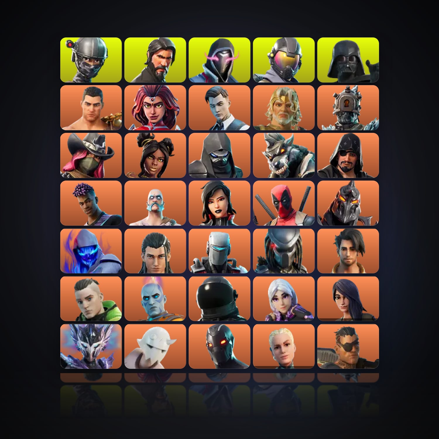 Fortnite | 405 Skins | 200 V-Bucks | Level 4464 | 638 Wins — HabibiAccounts