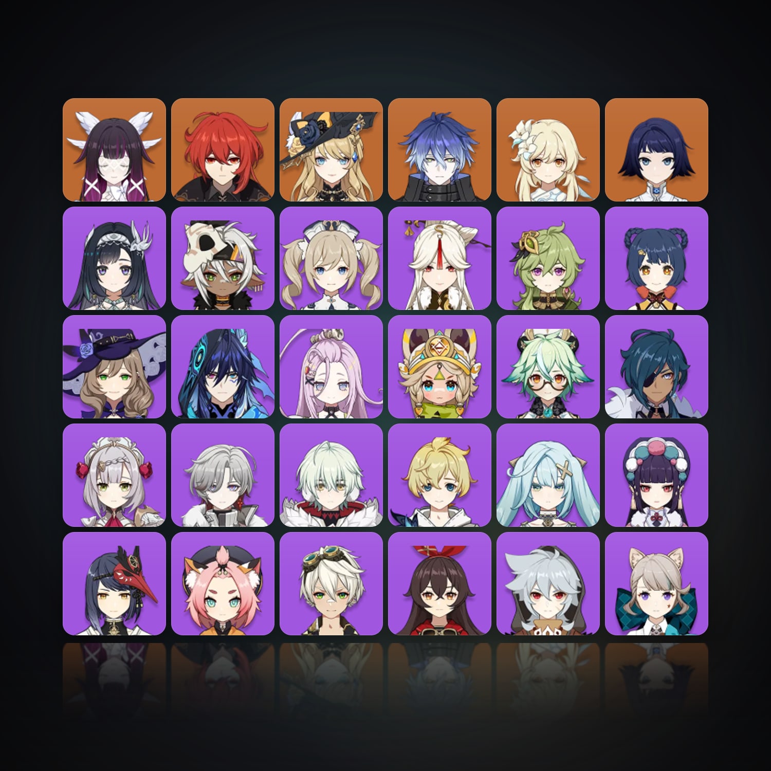 Genshin Impact | AR 46 | 30 Chars | 4× 5★ — HabibiAccounts