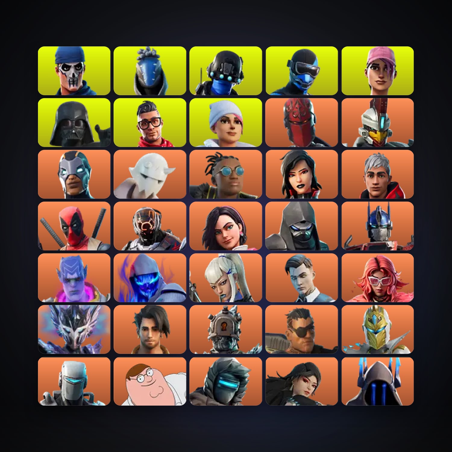 Fortnite | 341 Skins | 1.2K V-Bucks | Level 6893 | 1.4K Wins — HabibiAccounts