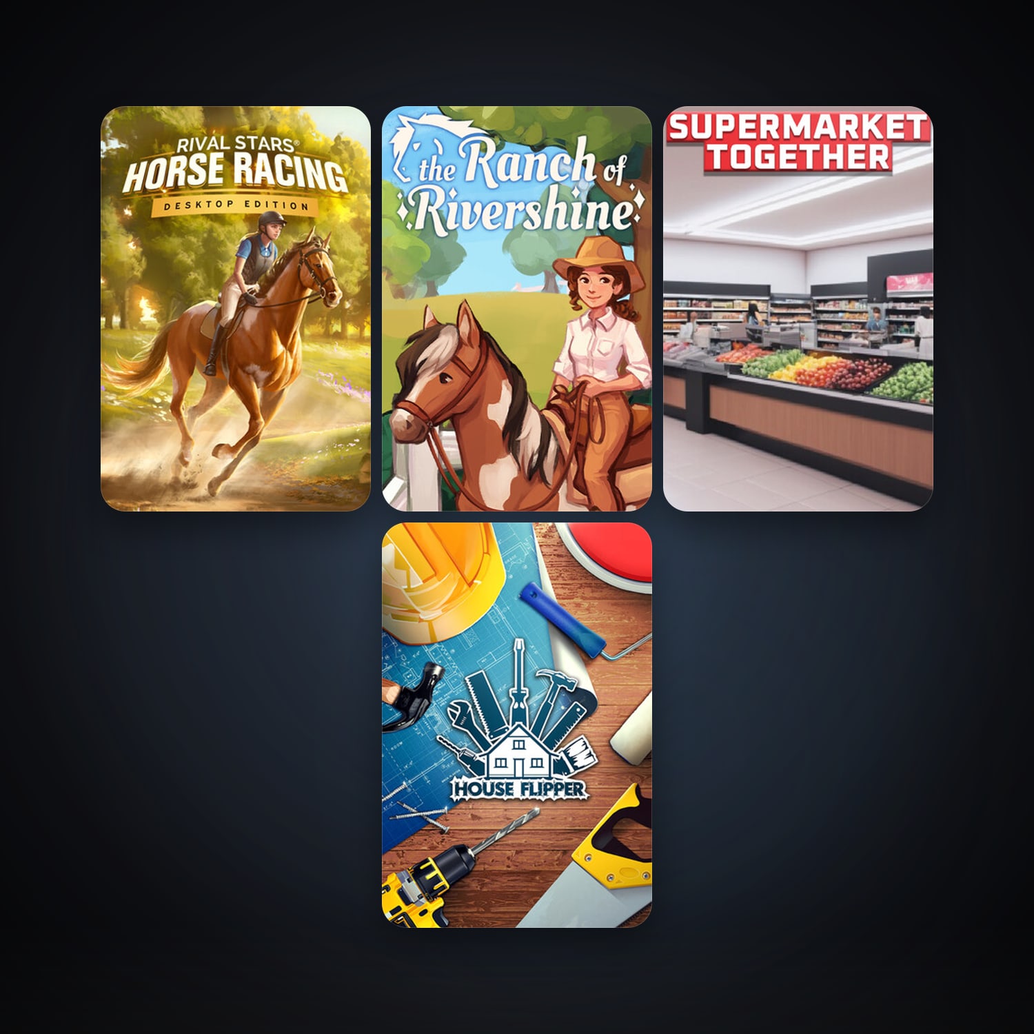 Rival Stars Horse Racing: Desktop Edition & The Ranch of Rivershine | Clean — HabibiAccounts