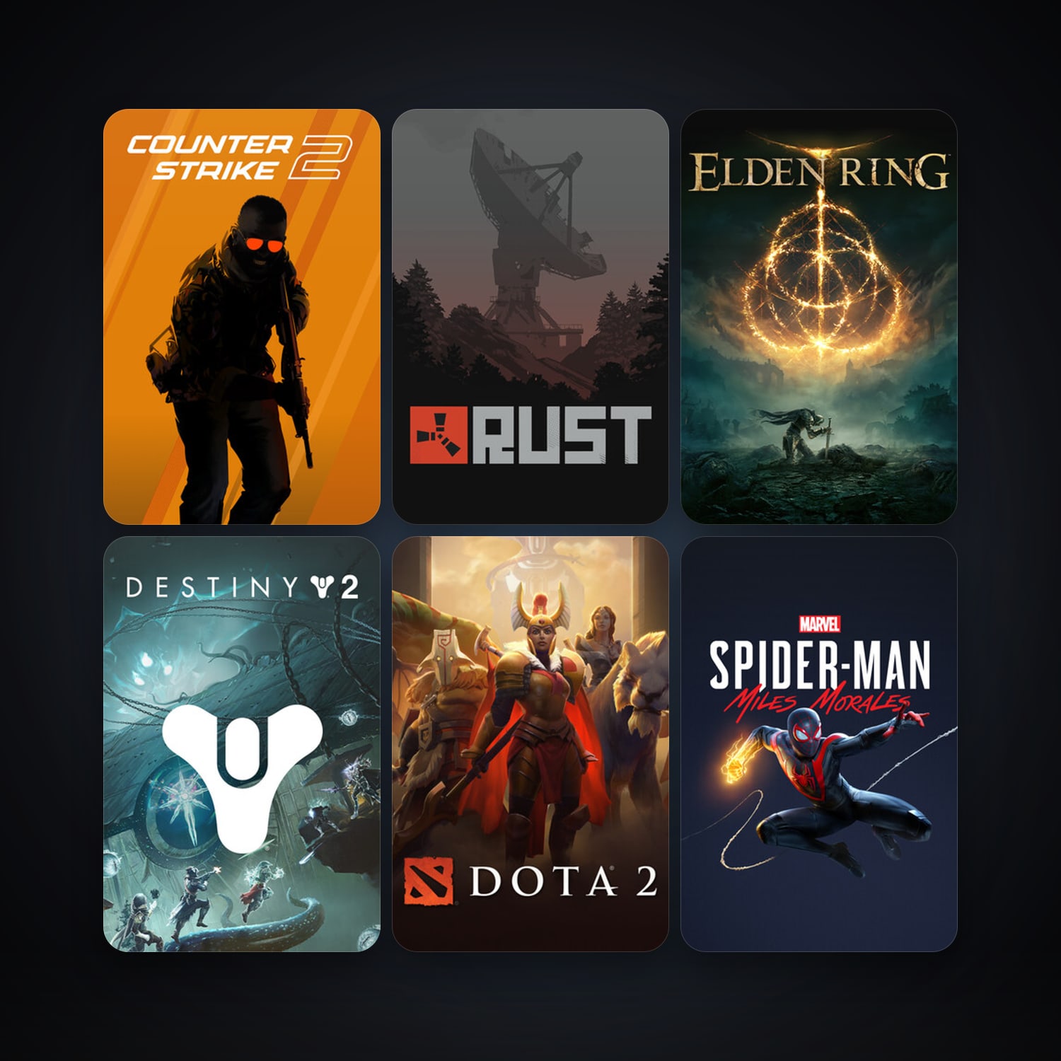 Dota 2 + CS2 Prime, 12 games, clean · 258631129 — HabibiAccounts