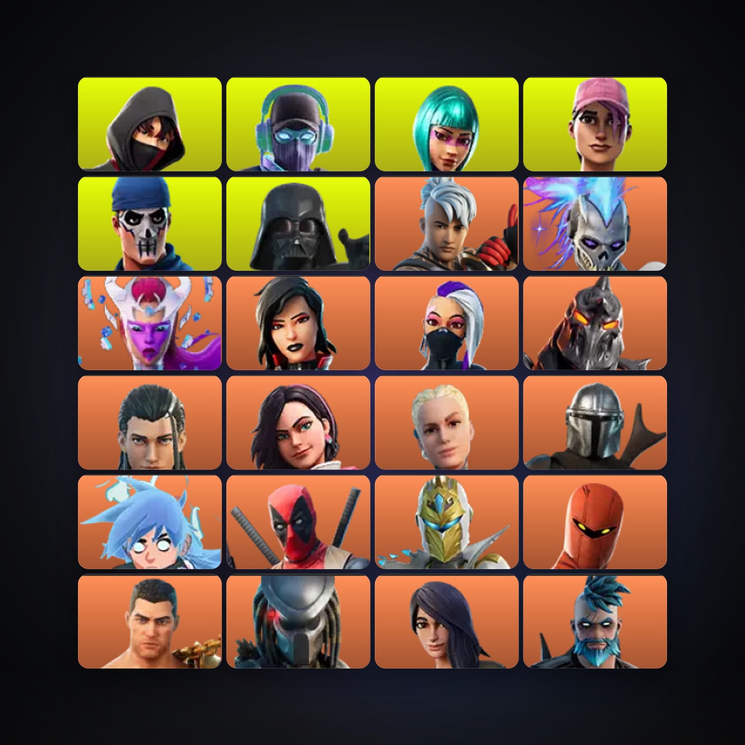 Fortnite | 279 Skins | 450 V-Bucks | Level 5238 | 1.2K Wins — HabibiAccounts