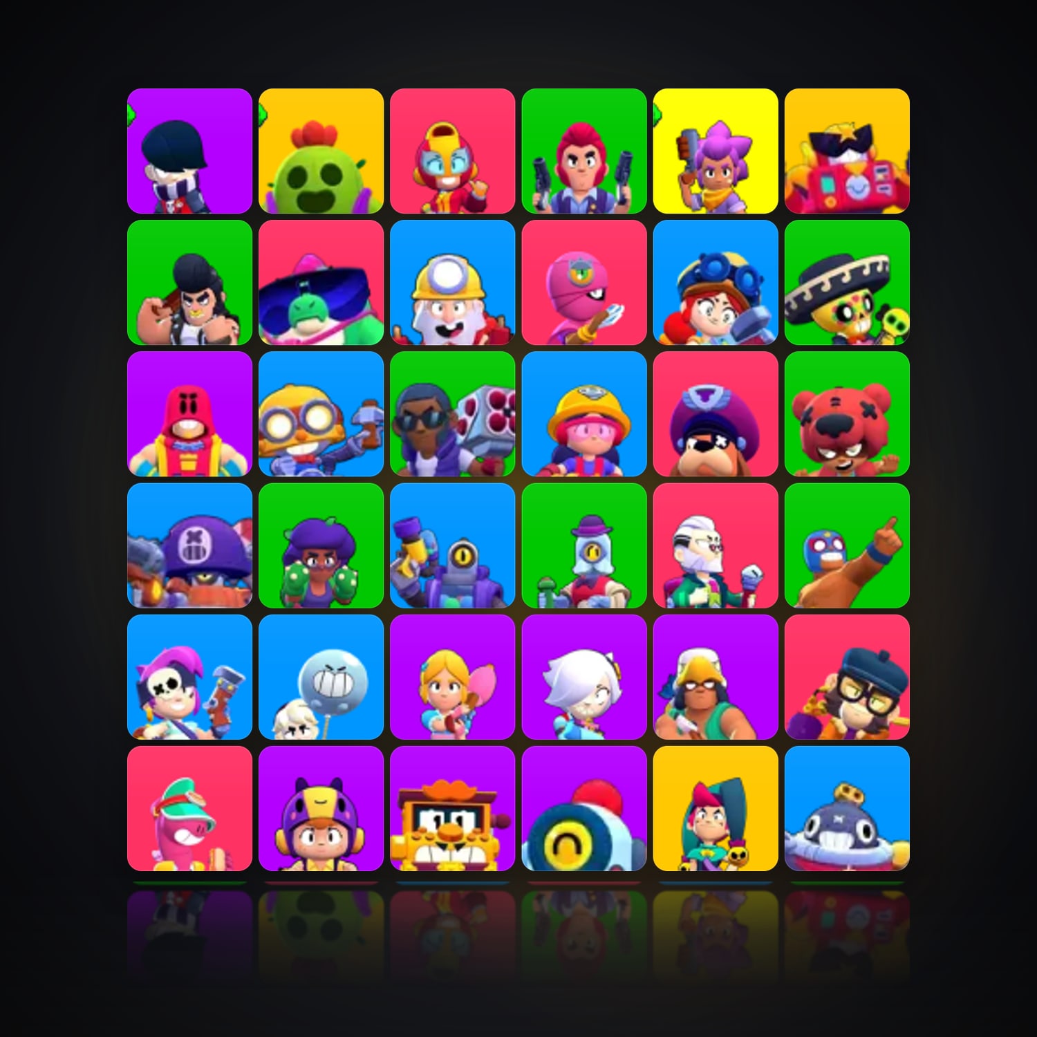 55 Brawlers | 6.2K Trophies — HabibiAccounts