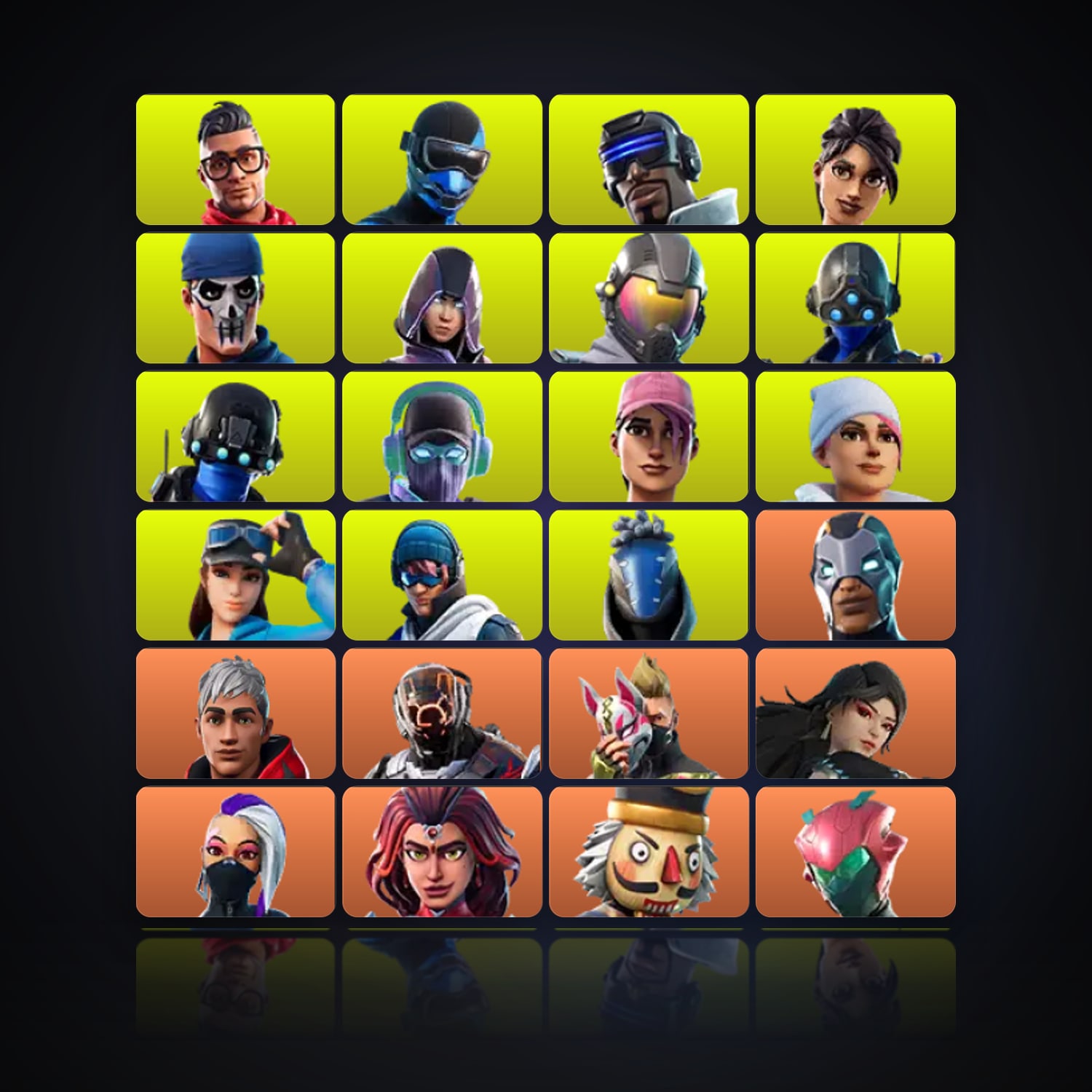 Fortnite | 316 Skins | 900 V-Bucks | Level 2315 | 134 Wins — HabibiAccounts