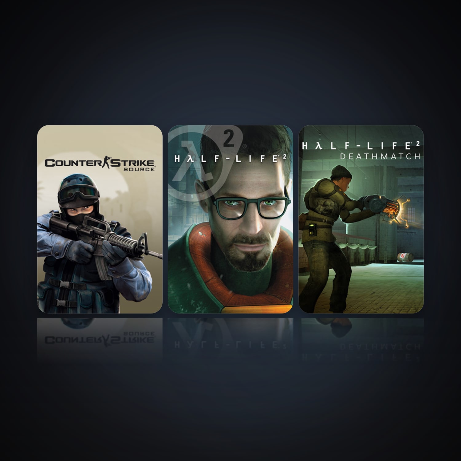 Half-Life 2 + Counter-Strike: Source, 4 games, Steam 10, clean — HabibiAccounts