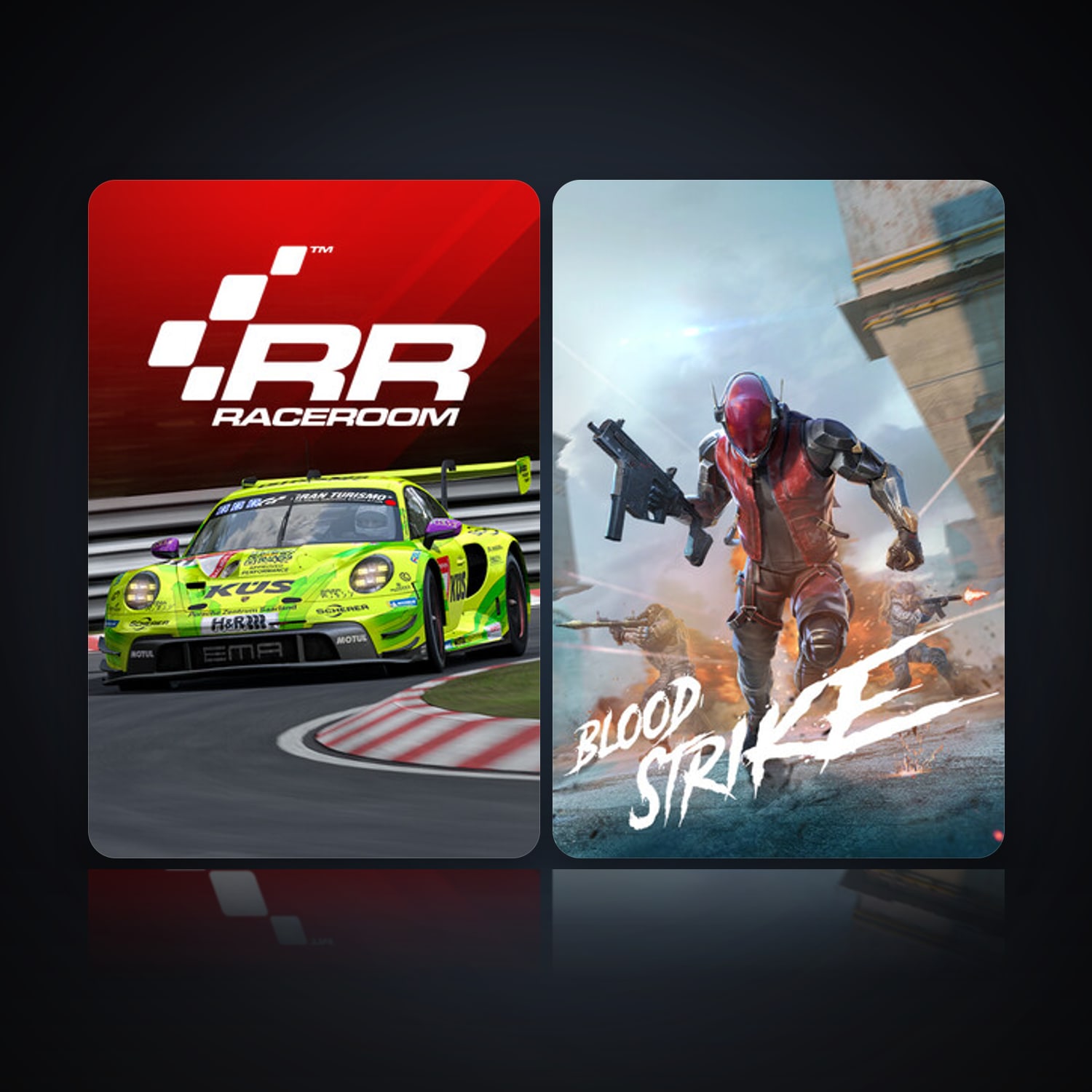 RaceRoom Racing Experience & Blood Strike — HabibiAccounts