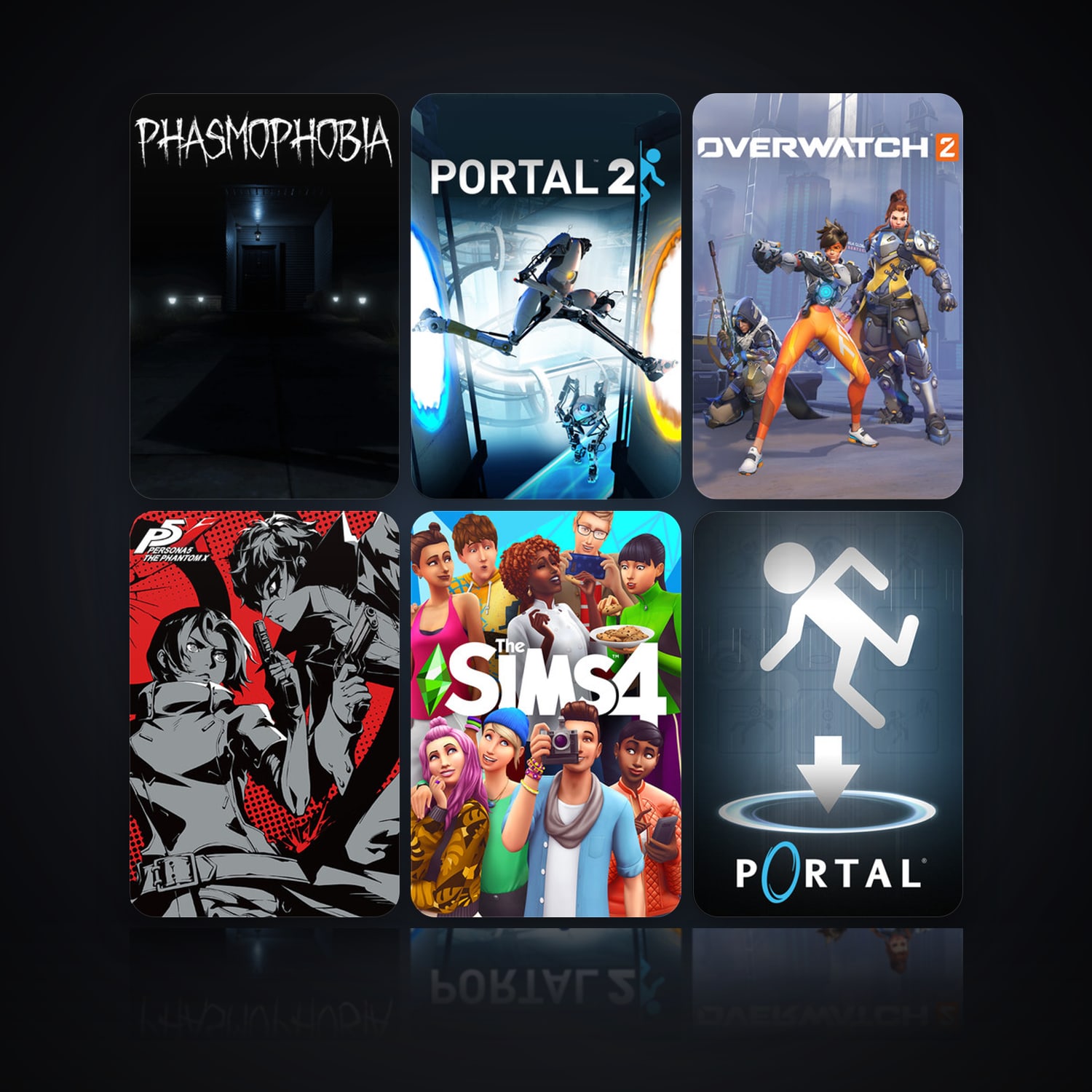 Phasmophobia & Portal 2 | 49 Games | Clean — HabibiAccounts