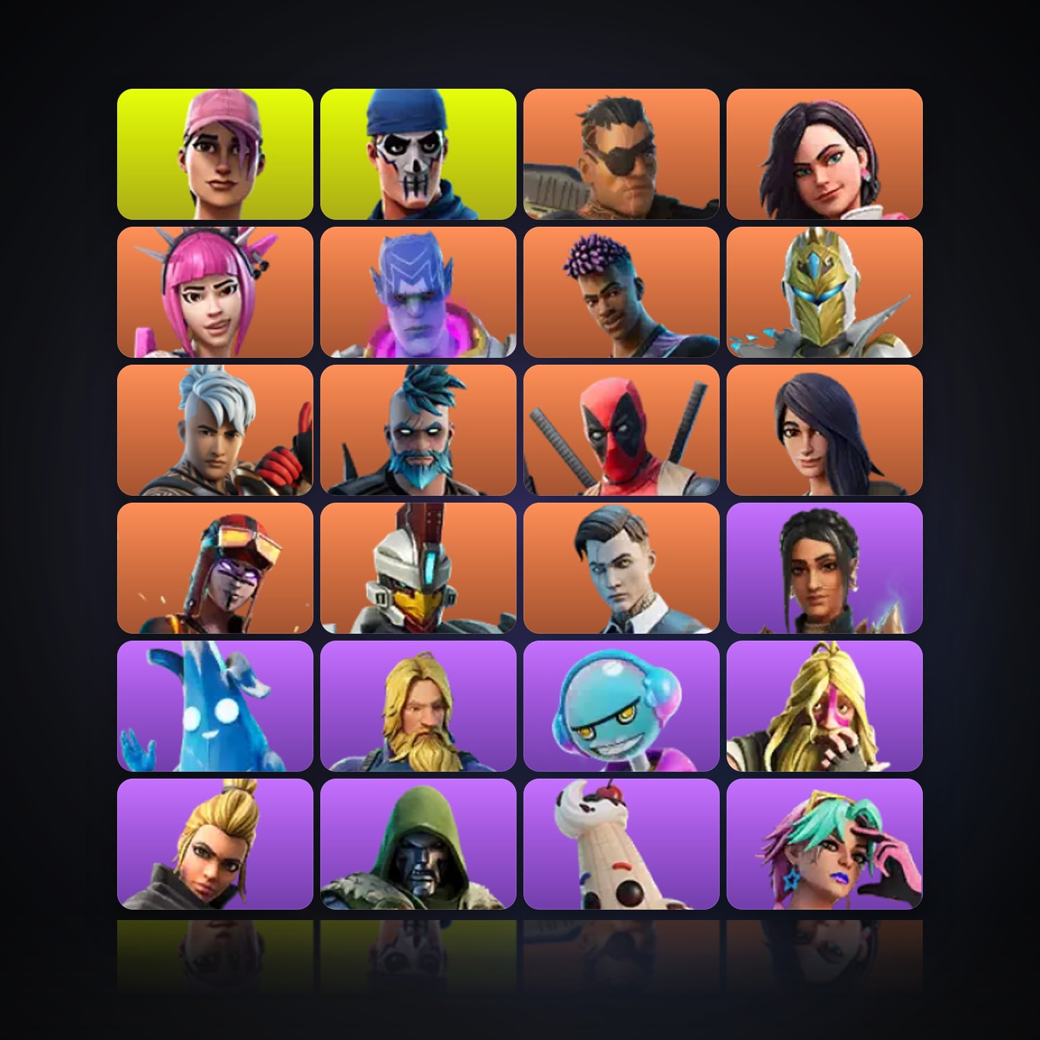 Fortnite | 74 Skins | 300 V-Bucks | Level 876 | 85 Wins — HabibiAccounts