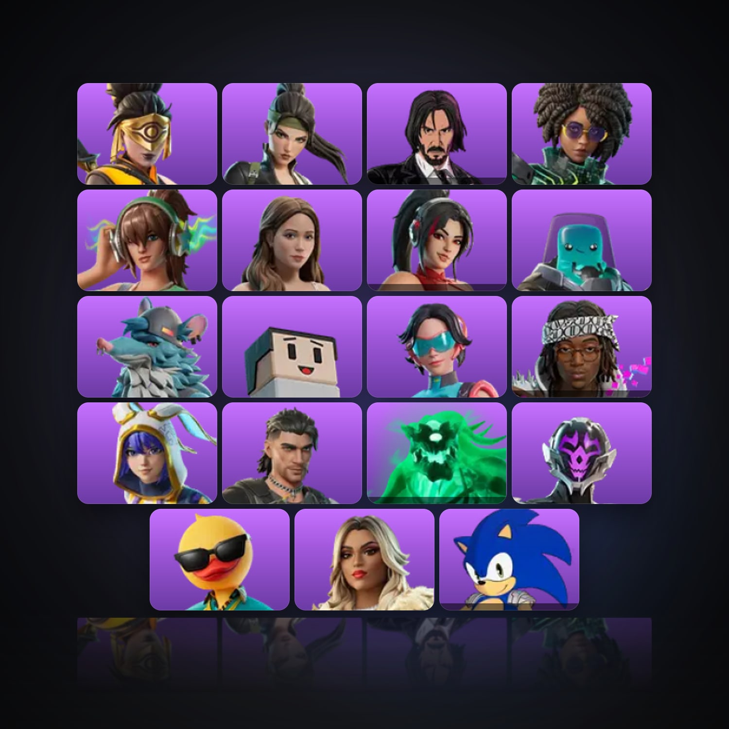 Fortnite | 19 Skins | 1.6K V-Bucks | Level 126 | 20 Wins — HabibiAccounts