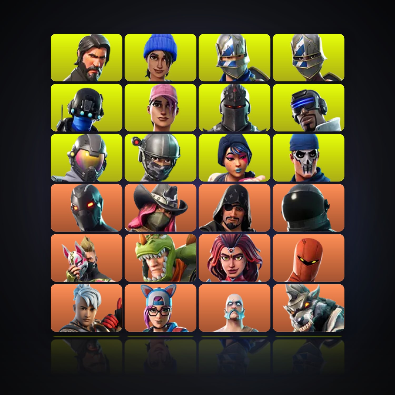 Fortnite | 77 Skins | 1.1K V-Bucks | Level 980 | 109 Wins — HabibiAccounts