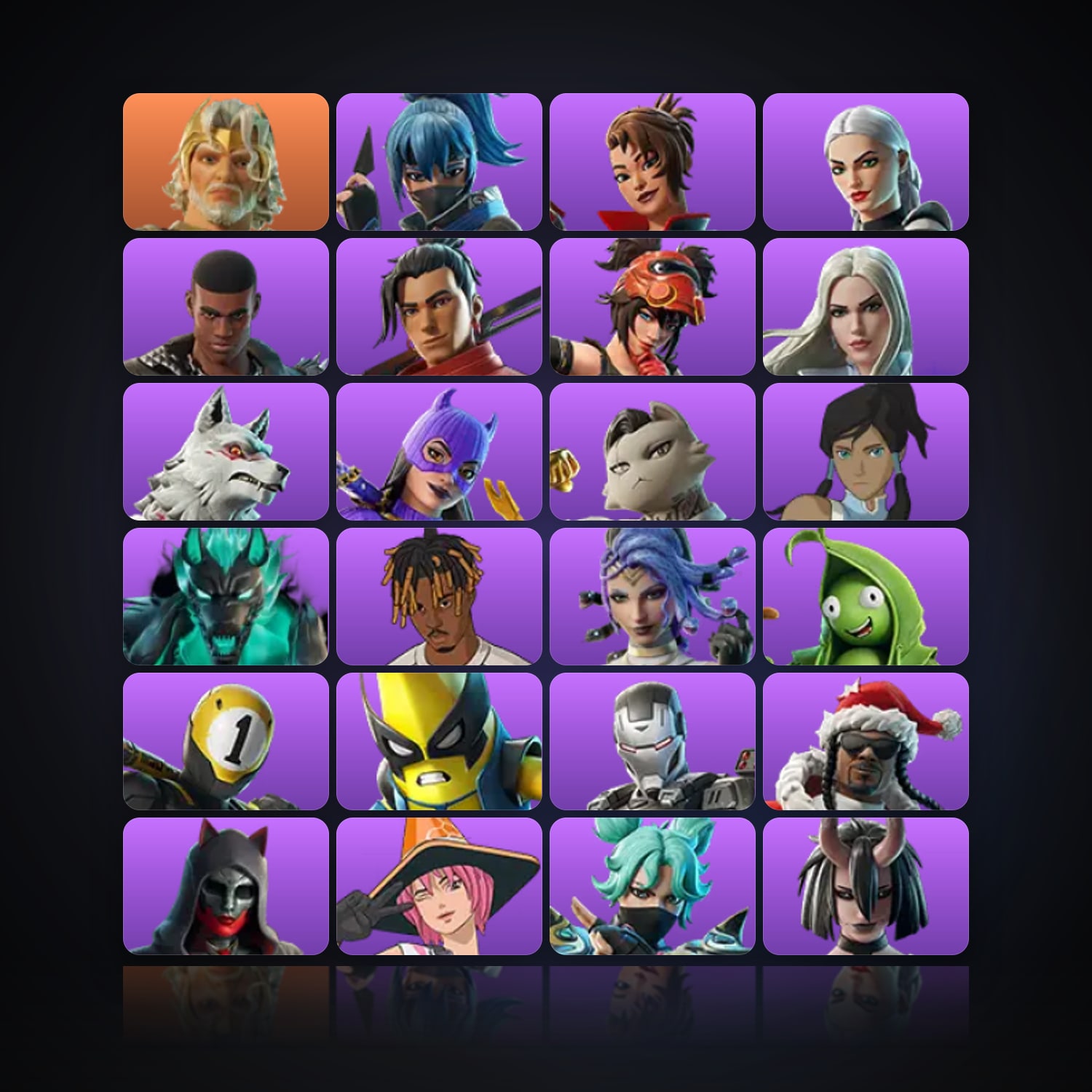 Fortnite | 41 Skins | 900 V-Bucks | Level 553 | 17 Wins — HabibiAccounts