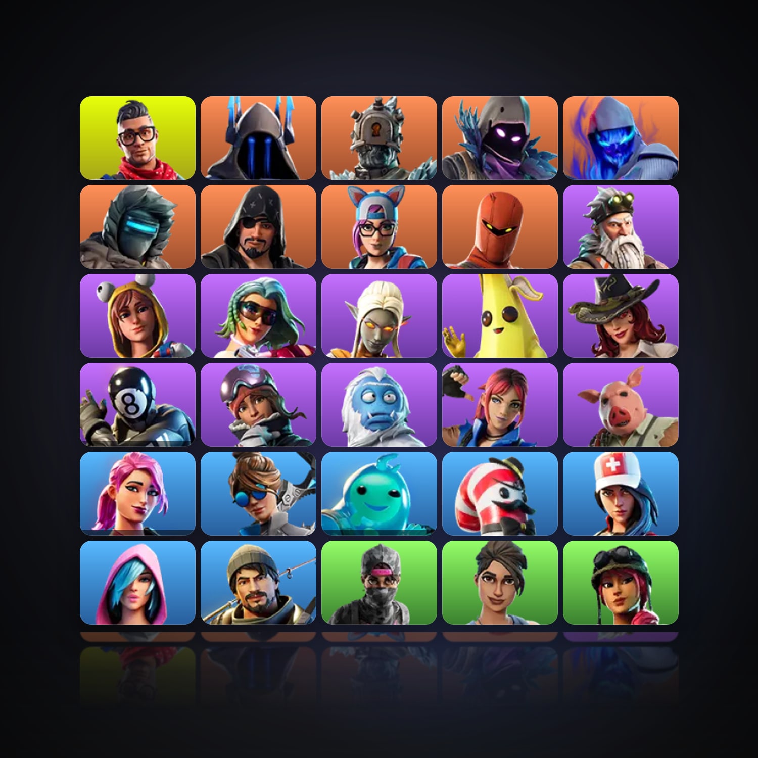 Fortnite | 31 Skins | 100 V-Bucks | Level 776 | 139 Wins — HabibiAccounts