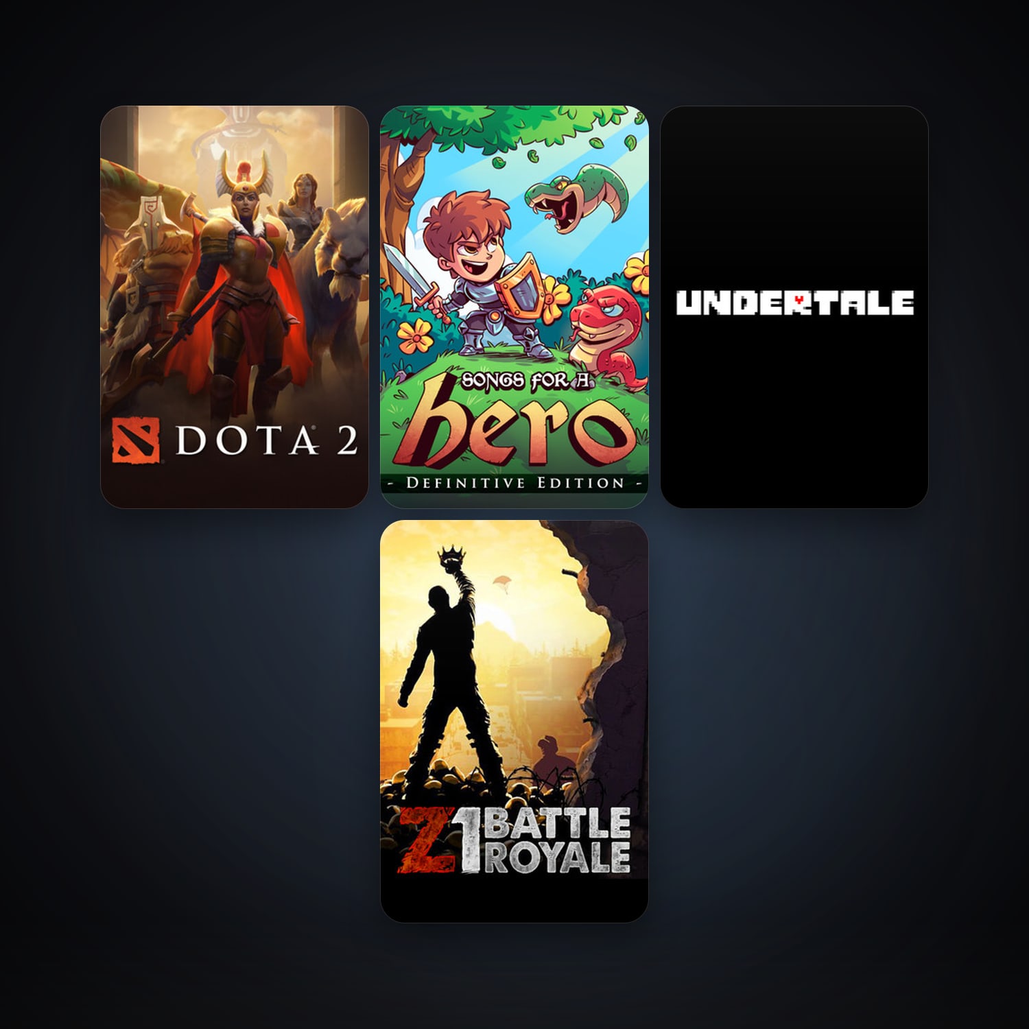 Dota 2 + Songs for a Hero - Definitive Edition, 9 games, clean — HabibiAccounts