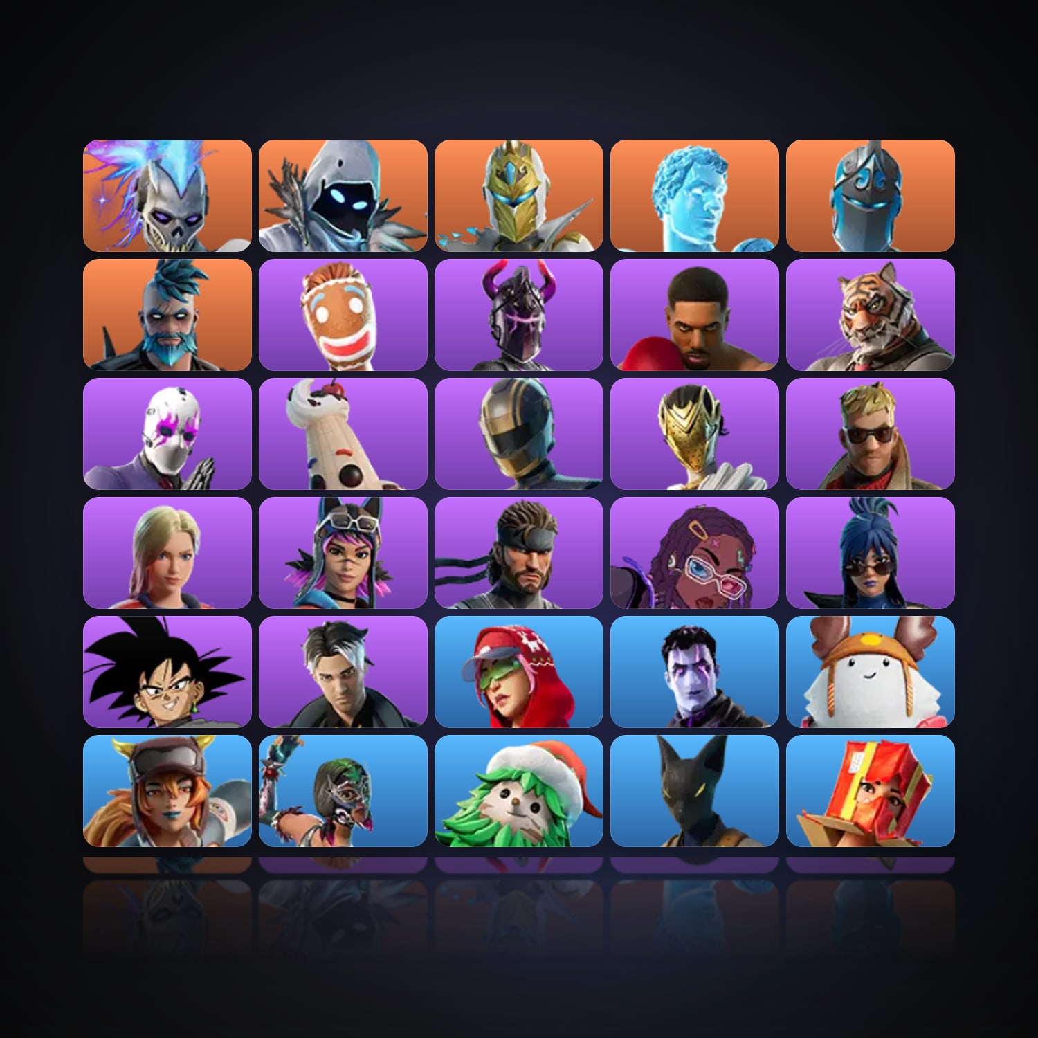 Fortnite | 32 Skins | 300 V-Bucks | Level 476 | 69 Wins — HabibiAccounts